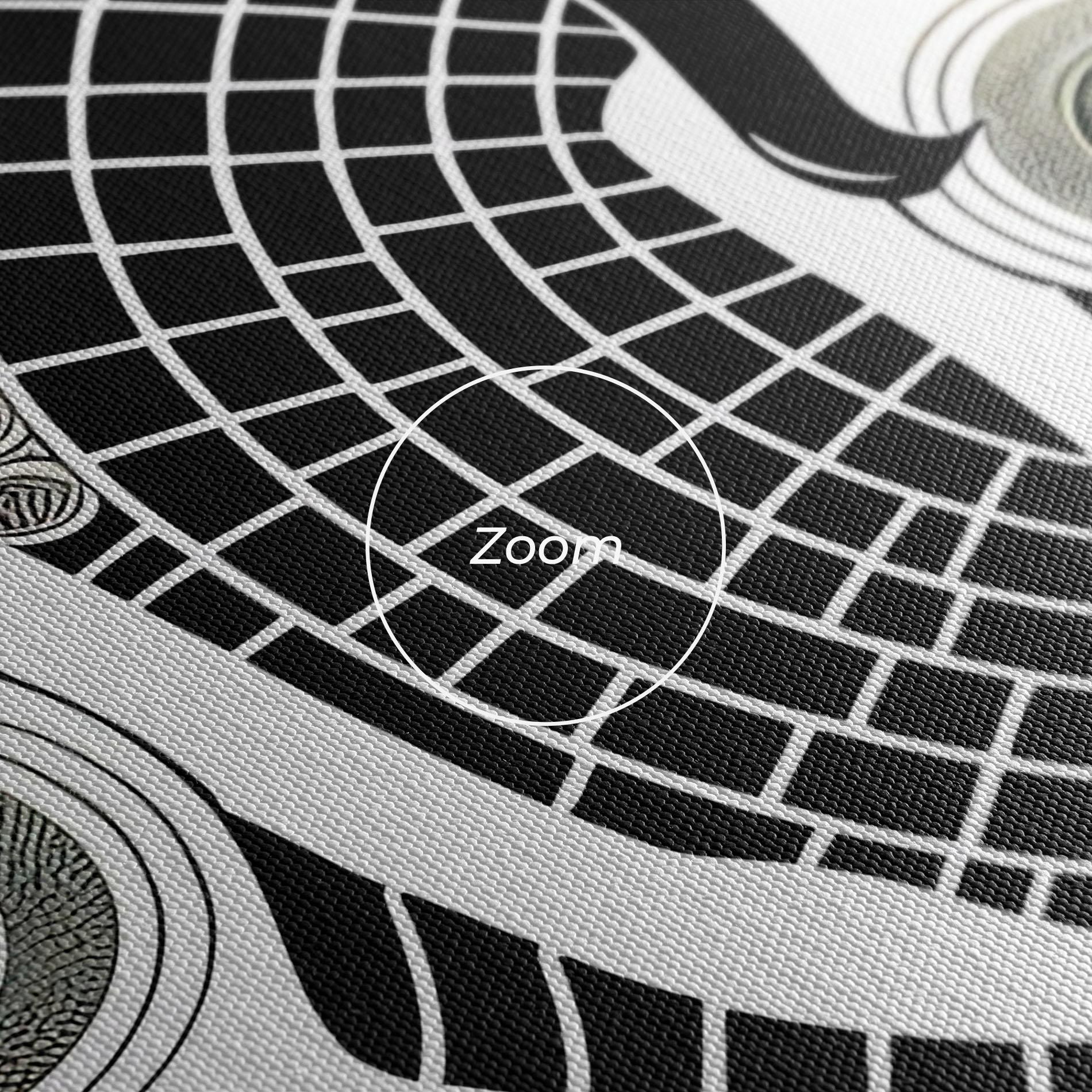 Leinwandbild Clolorful Meditation mockup 3