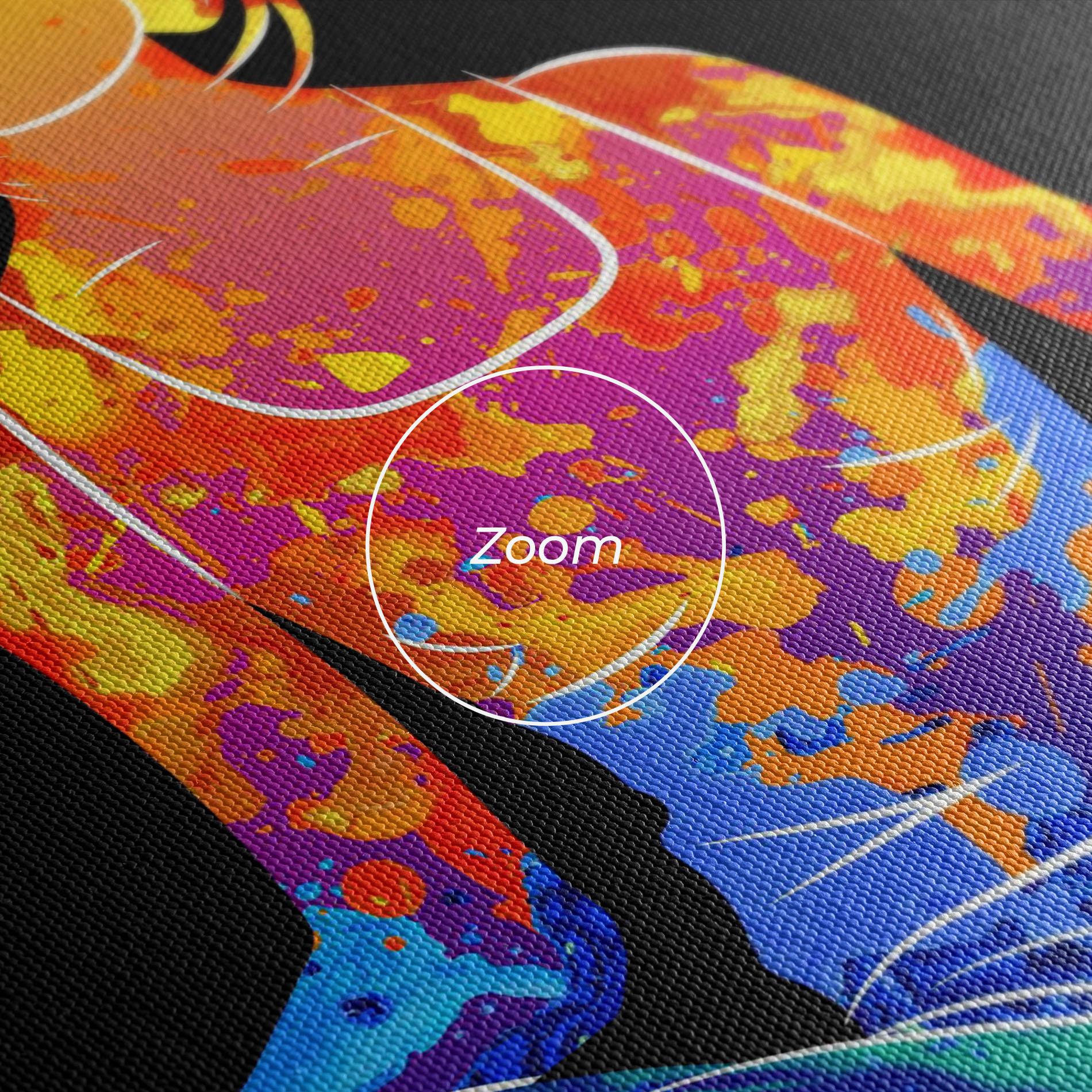 Leinwandbild Colorful Meditation mockup 3