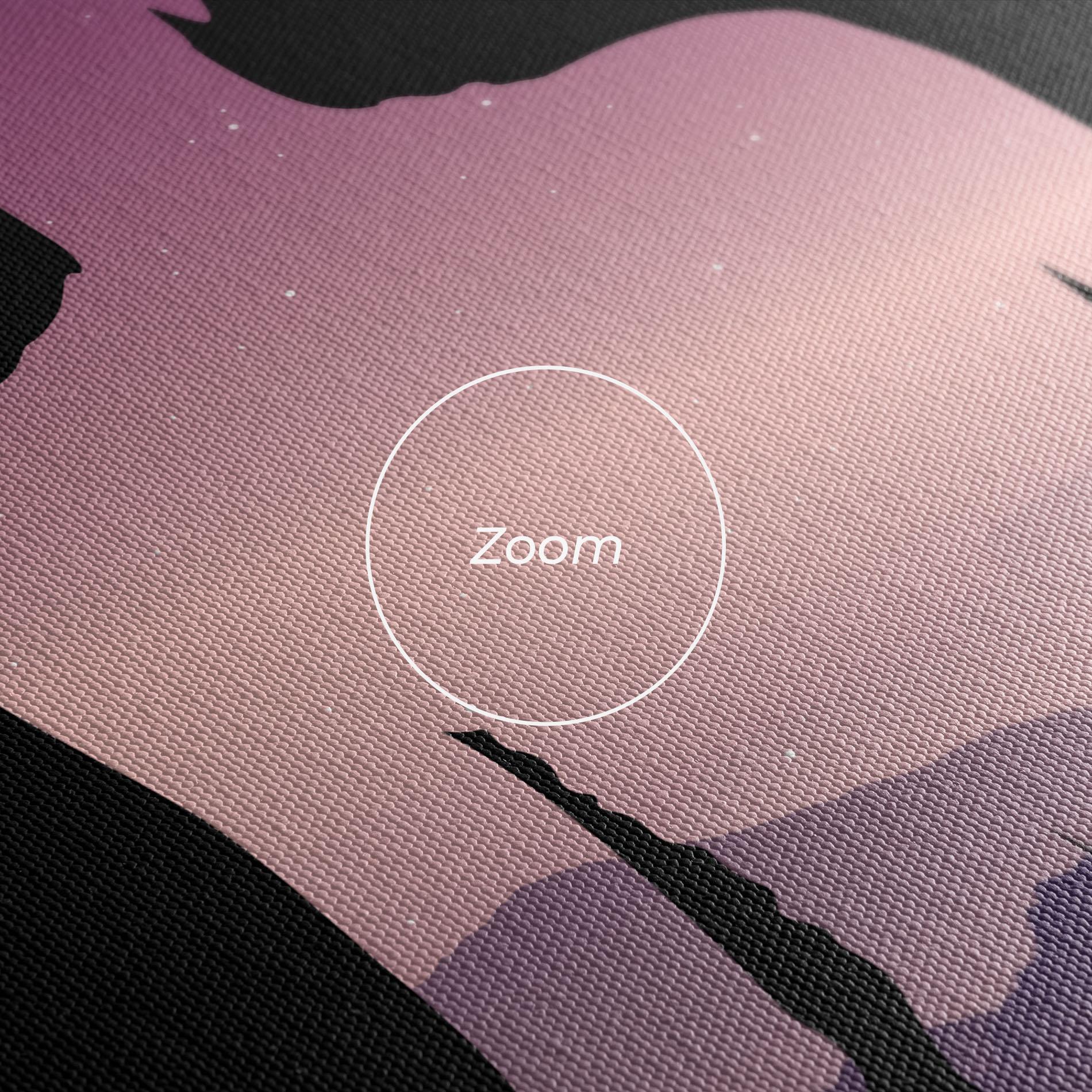 Leinwandbild Forest Star Yoga mockup 3