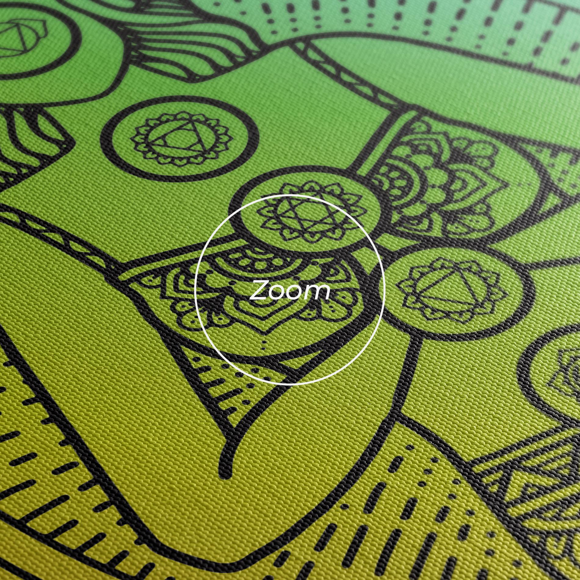 Leinwandbild Girl Meditation mockup 3