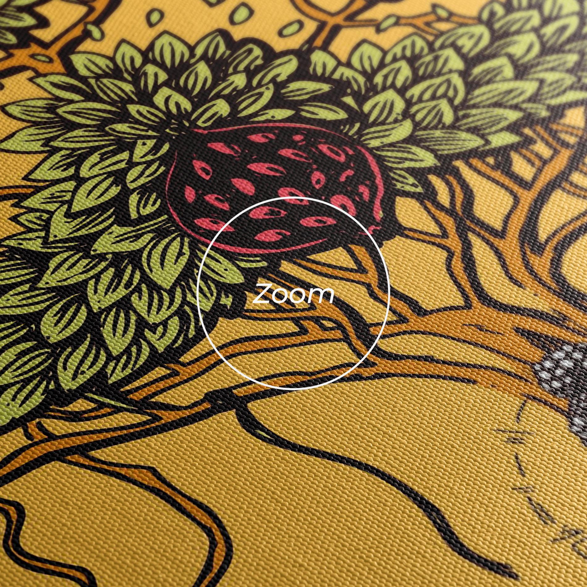 Leinwandbild Meditation Three mockup 3