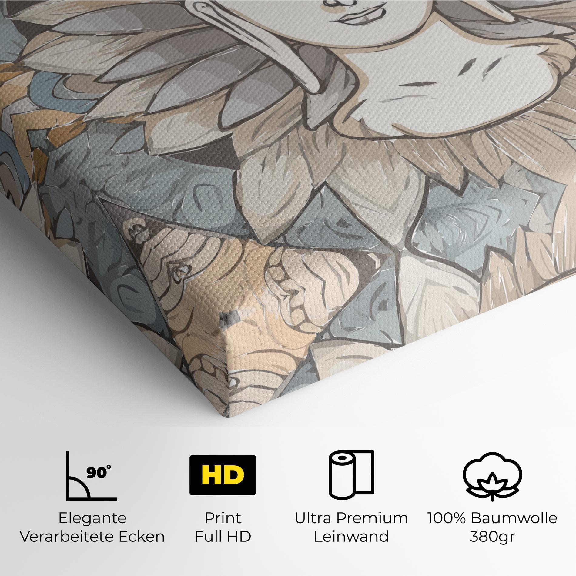 Leinwandbild Boho Element mockup 4