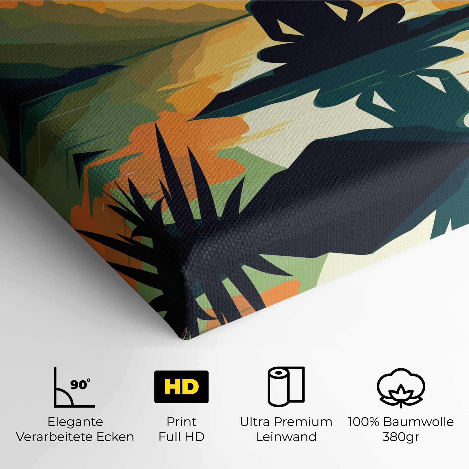 Leinwandbild Forest Yoga mockup 4