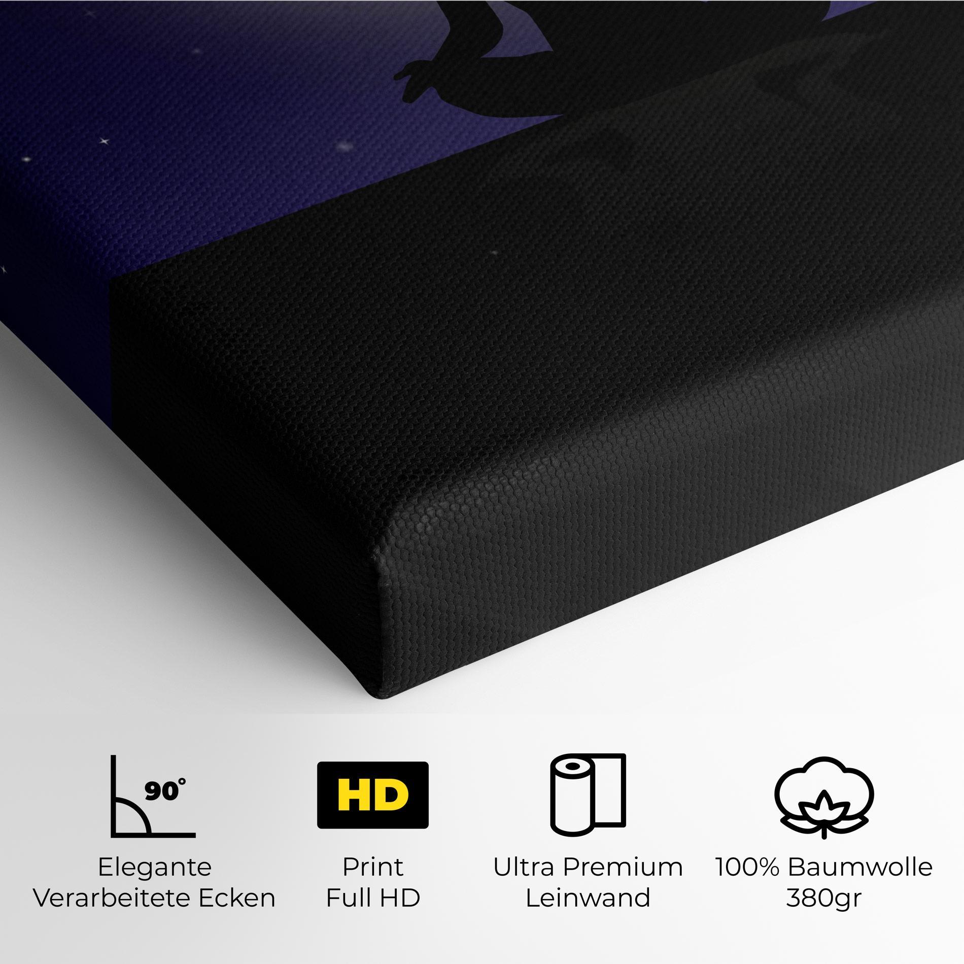 Leinwandbild Full Moon Yoga mockup 4