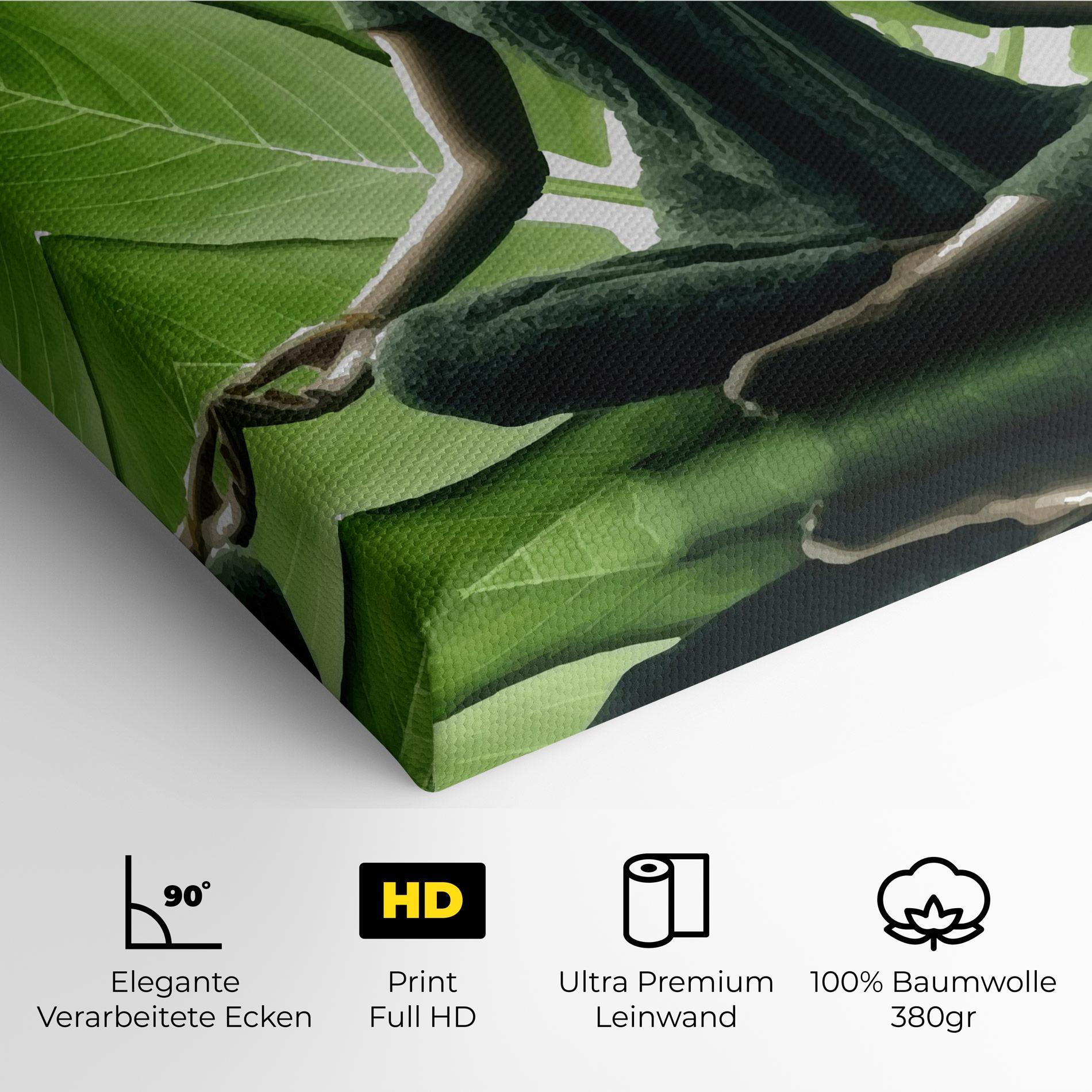 Leinwandbild Leaf Yoga mockup 4