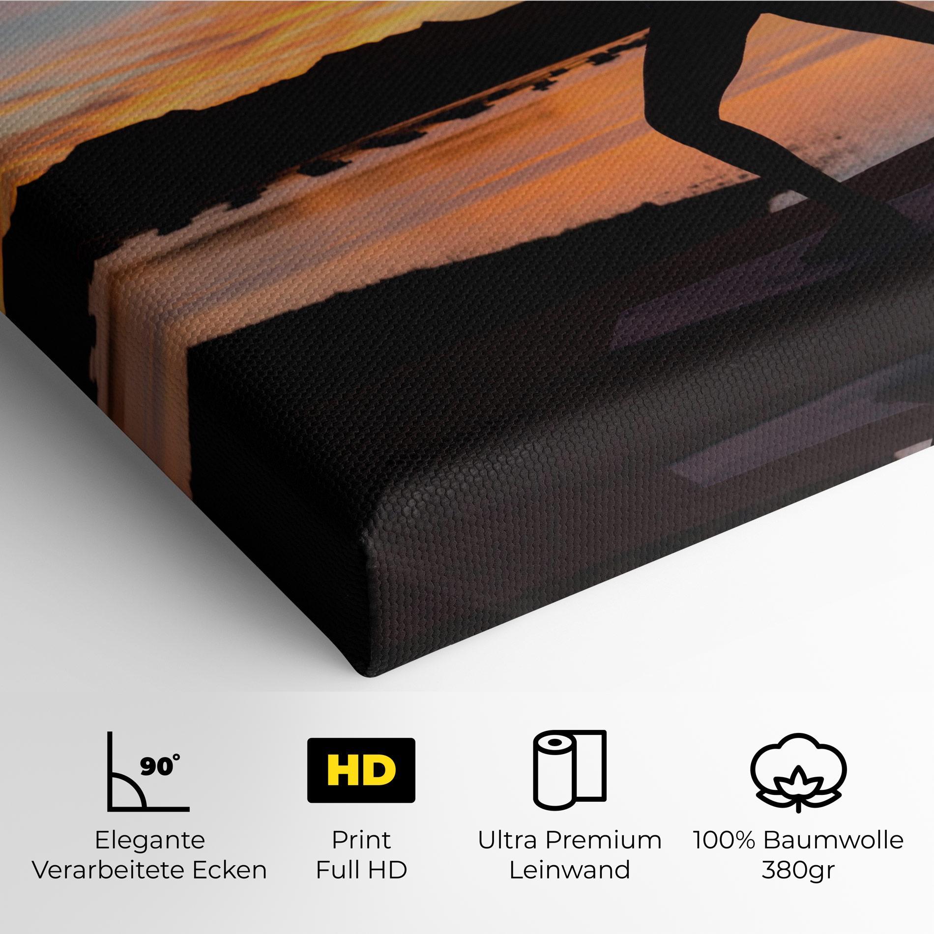 Leinwandbild Morning Yoga mockup 4