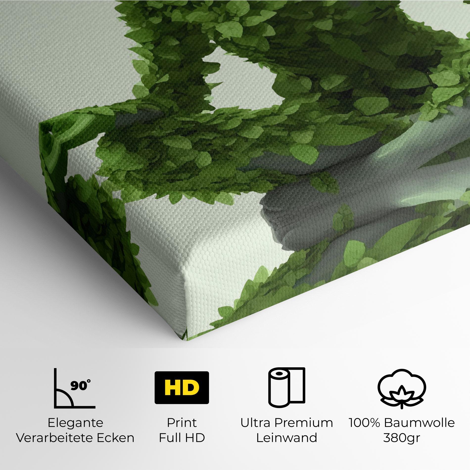 Leinwandbild Nature Yoga mockup 4