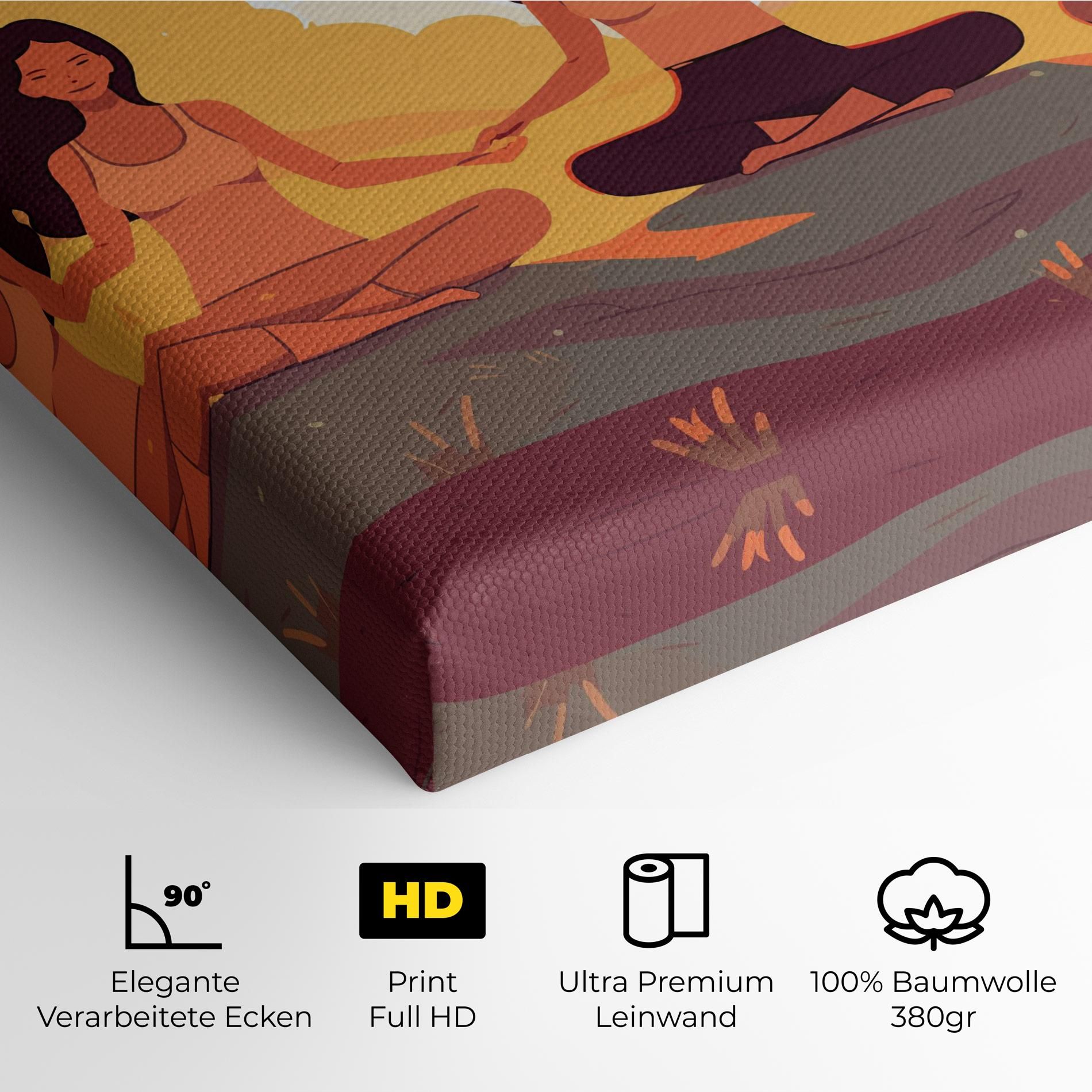 Three Yoga Girls mockup 4