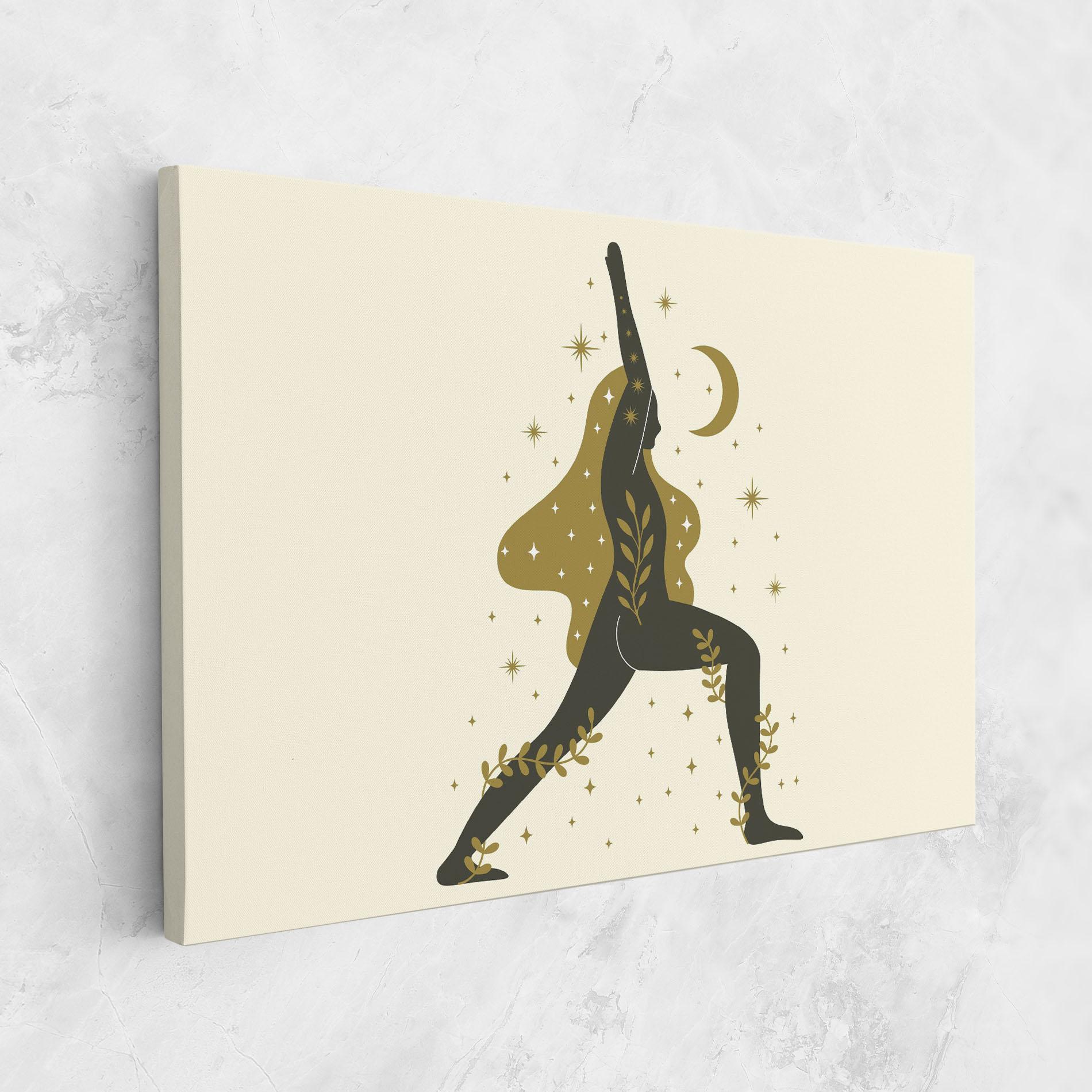 Leinwandbild Chandrasana mockup 1