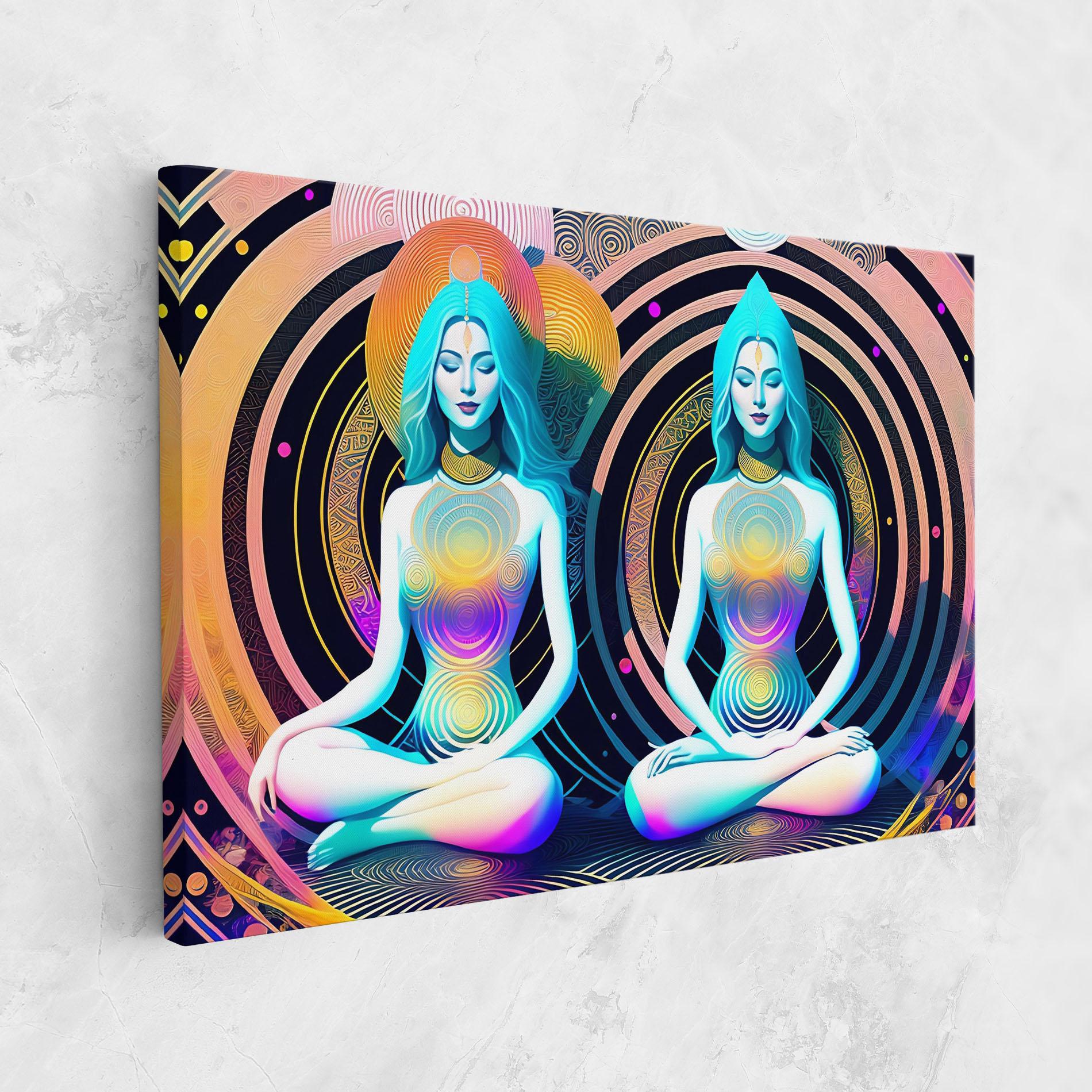 Leinwandbild Clolorful Illustrations mockup 1