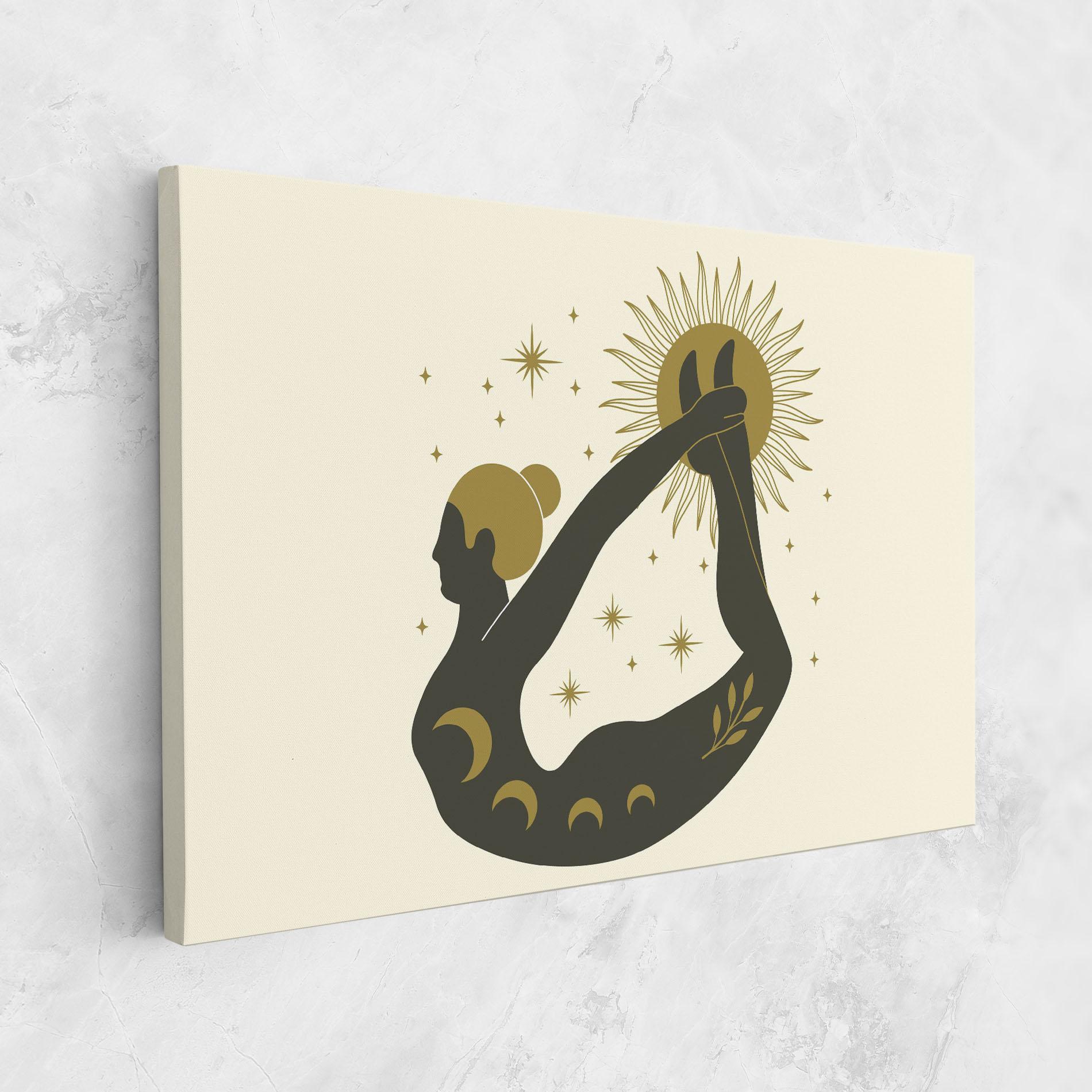 Leinwandbild Dhanurasana mockup 1