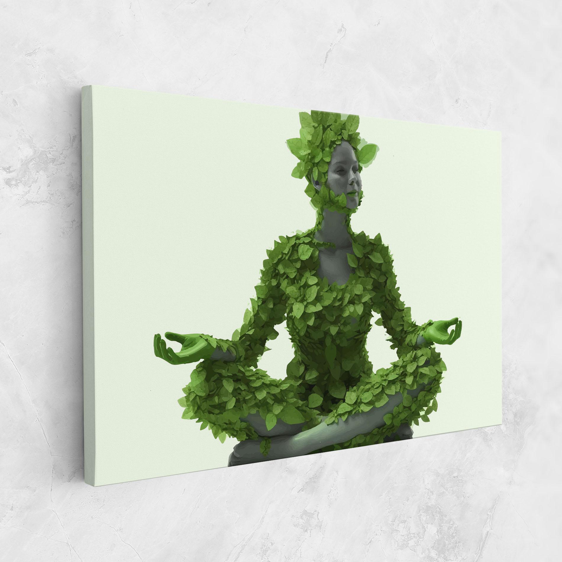 Leinwandbild Nature Yoga mockup 1