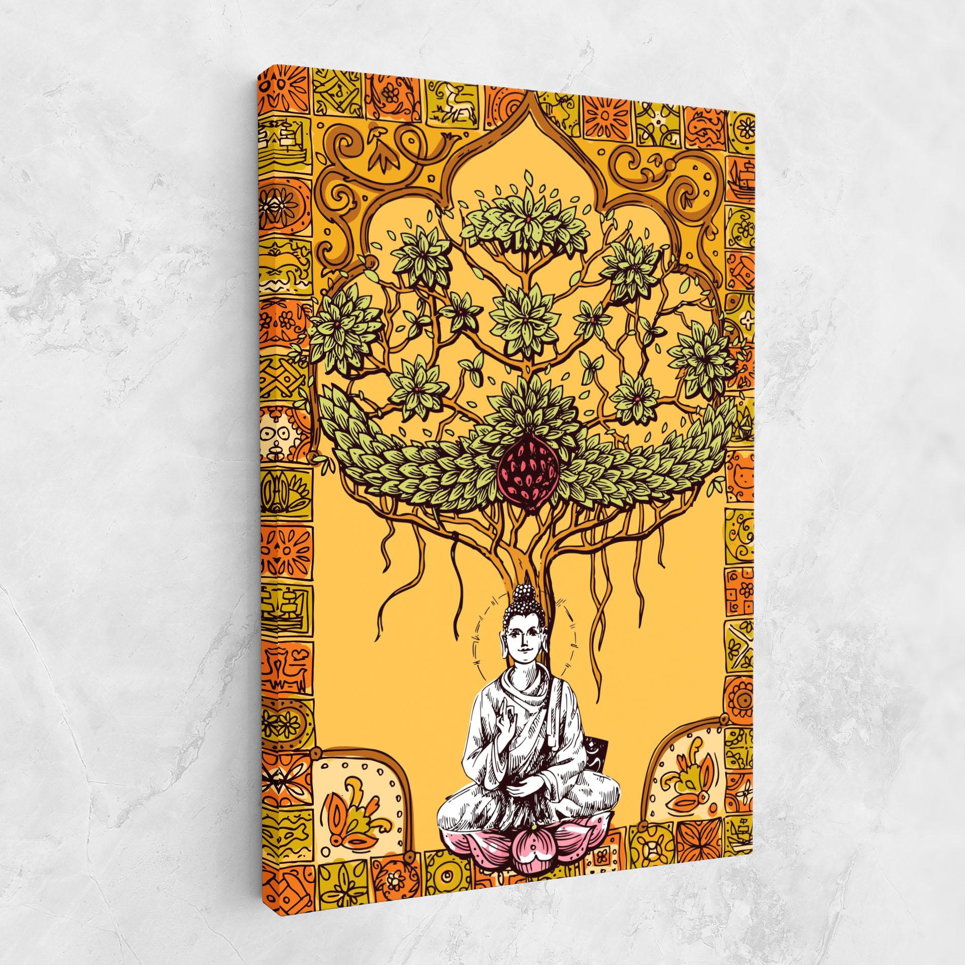 Leinwandbild Meditation Three mockup 1