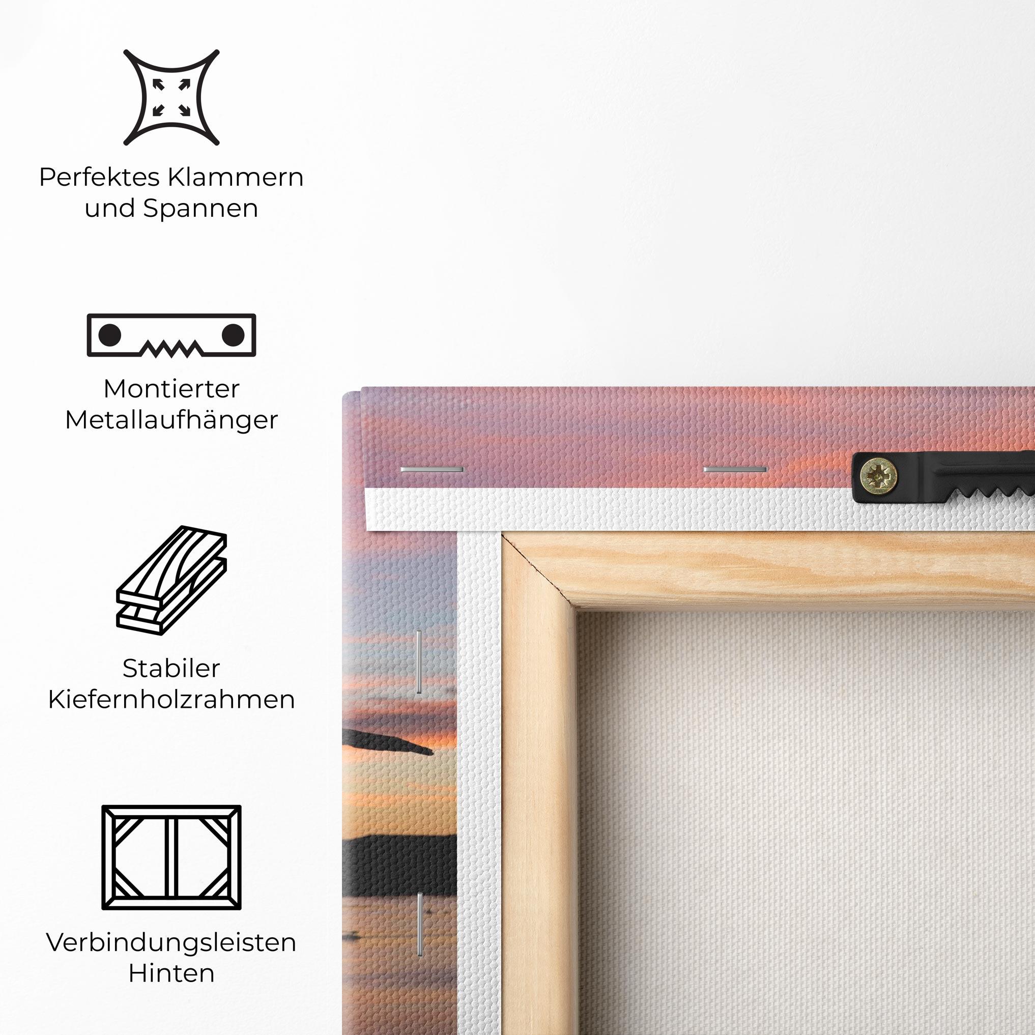Leinwandbild Morning Yoga mockup 5