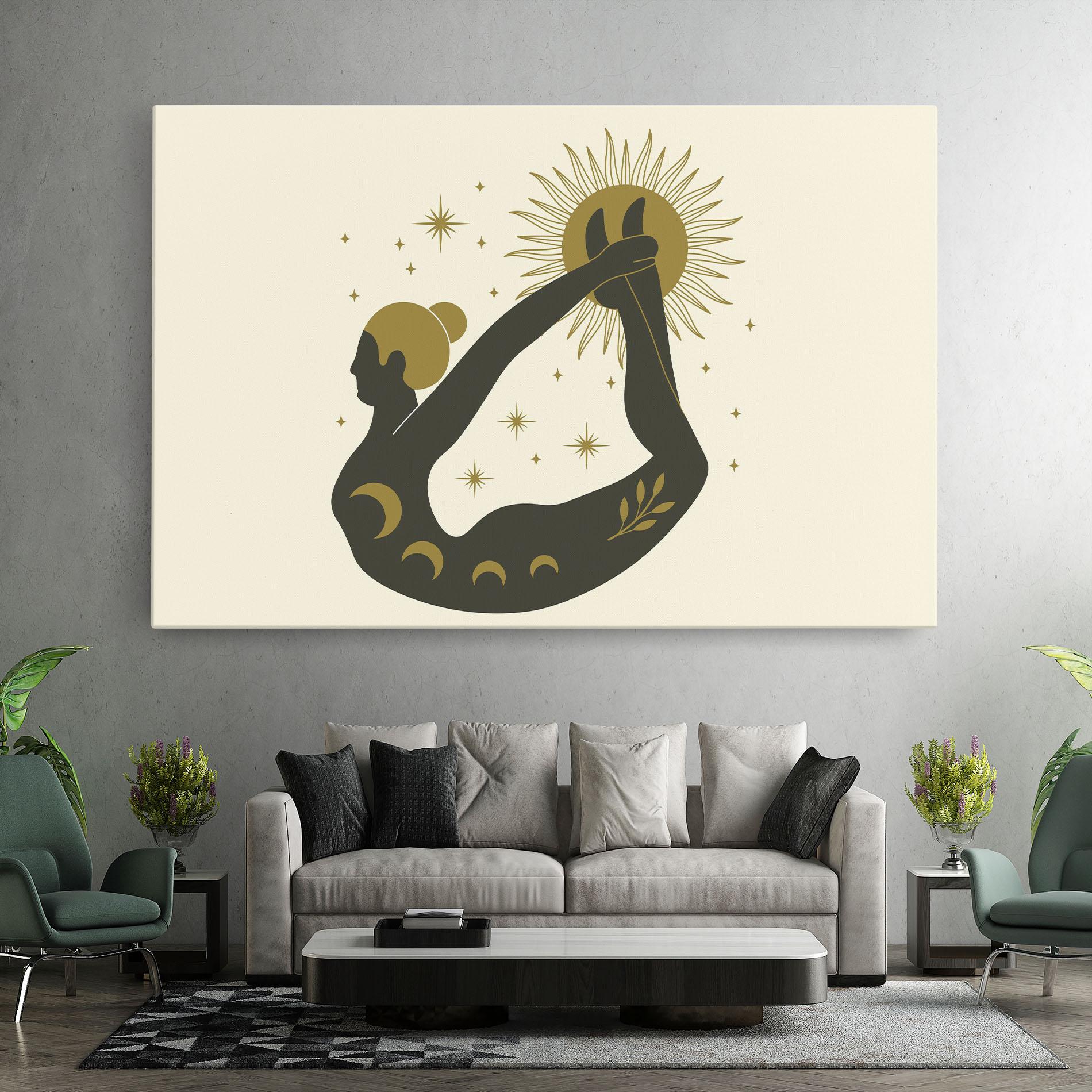 Leinwandbild Dhanurasana mockup 7