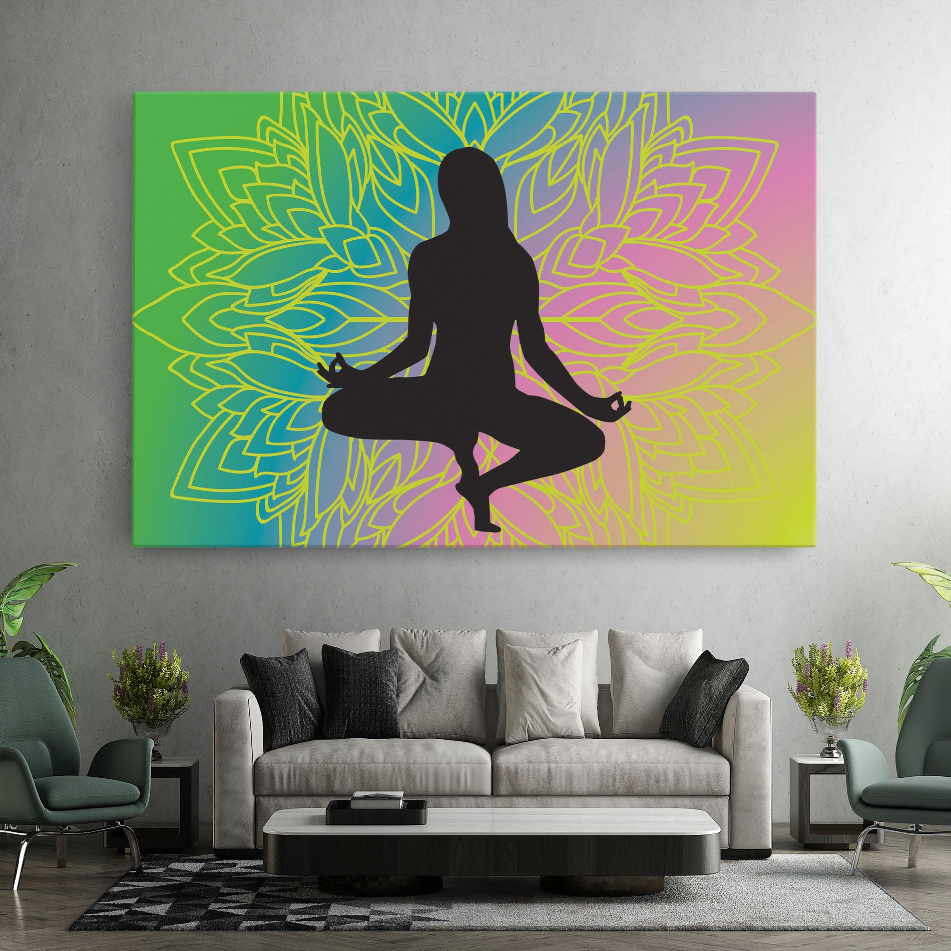 Leinwandbild Peace Yoga 01 mockup 7
