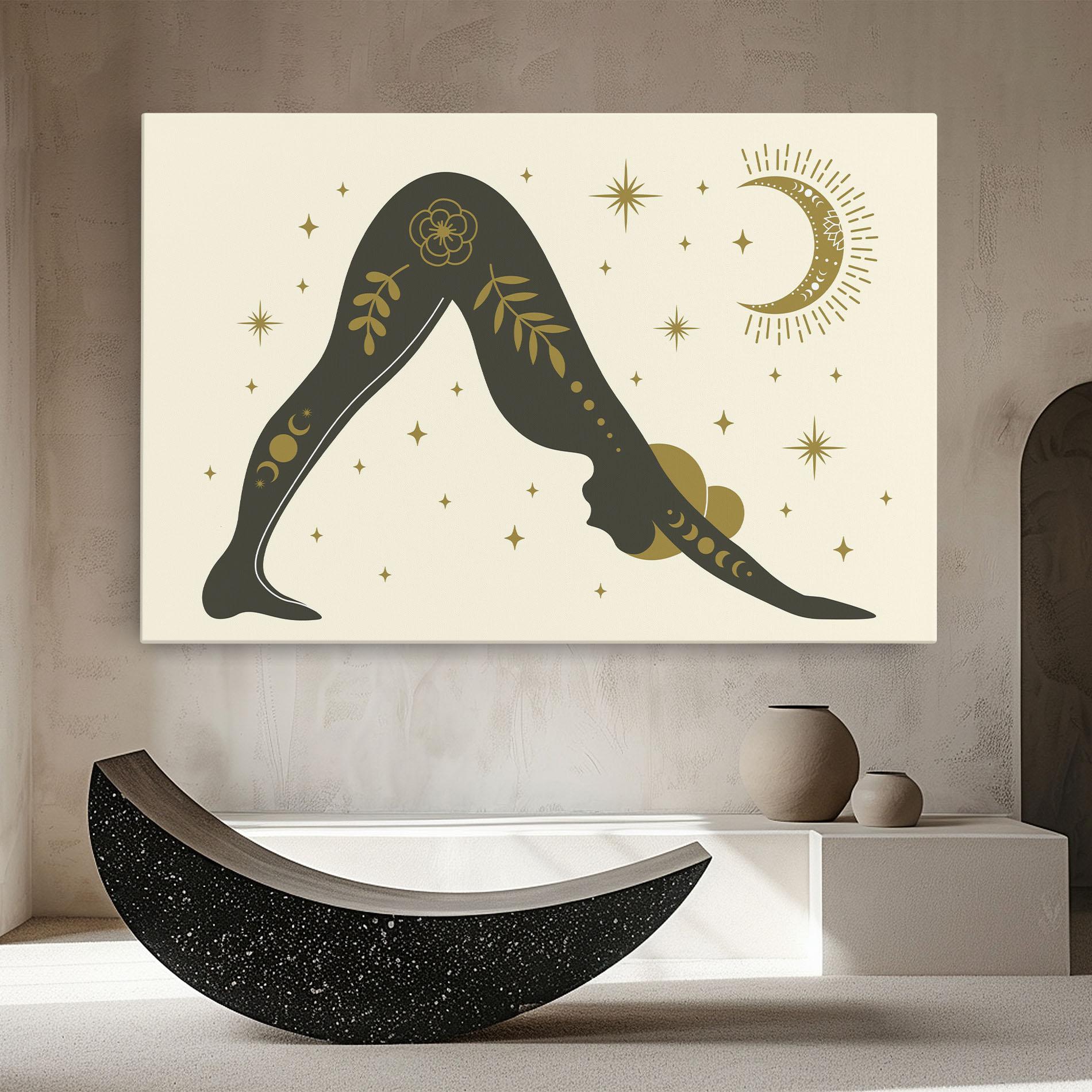 Leinwandbild Adho Mukha mockup 8