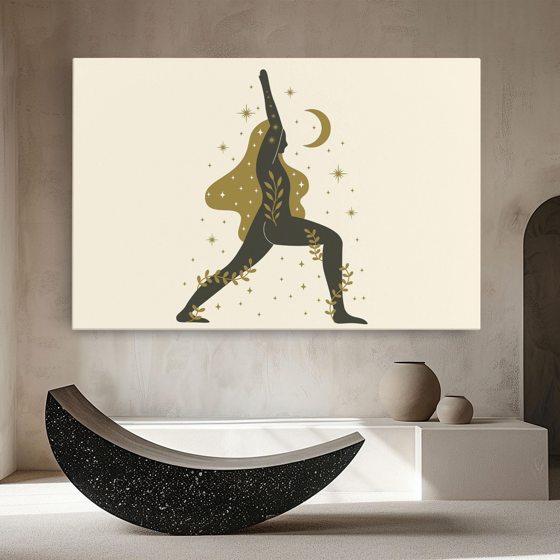 Leinwandbild Chandrasana mockup 8