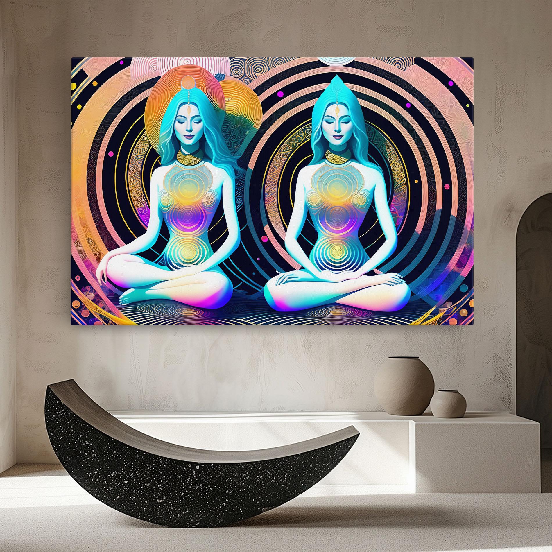 Leinwandbild Clolorful Illustrations mockup 8