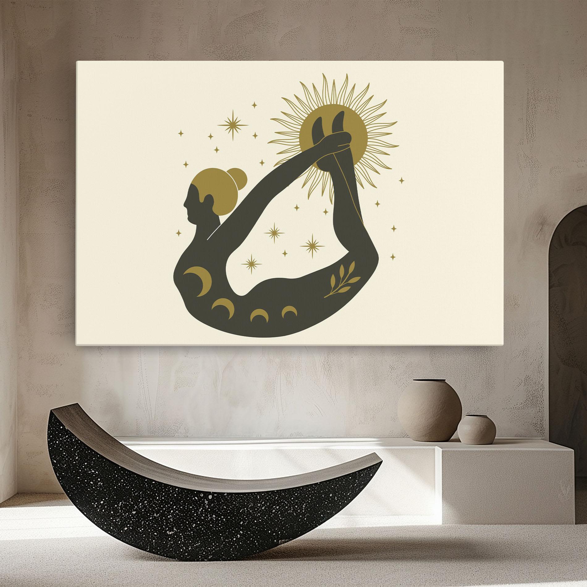 Leinwandbild Dhanurasana mockup 8