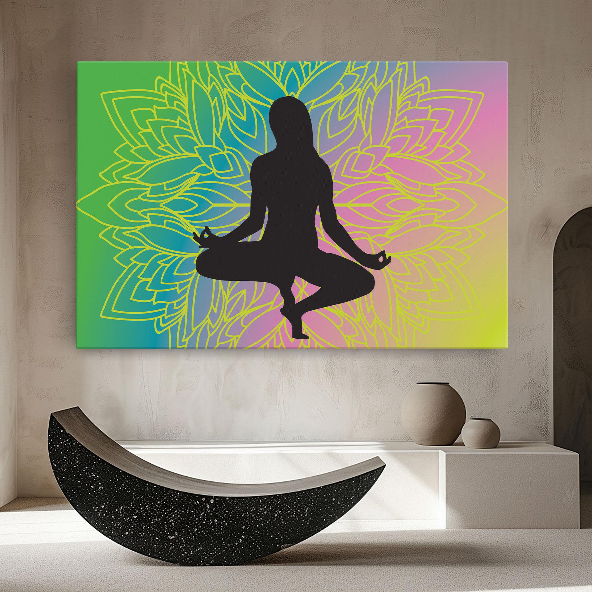 Leinwandbild Peace Yoga 01 mockup 8