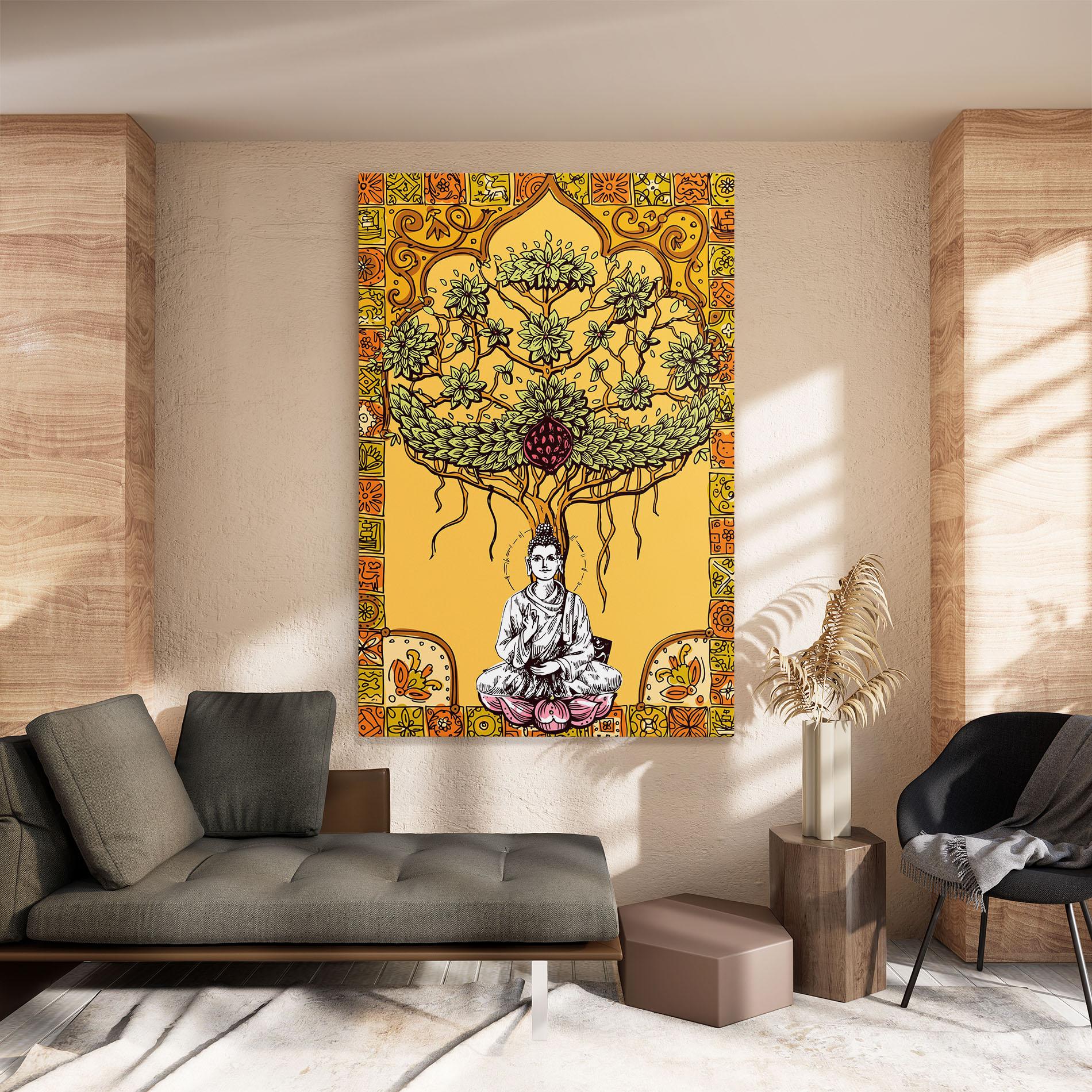 Leinwandbild Meditation Three mockup 8