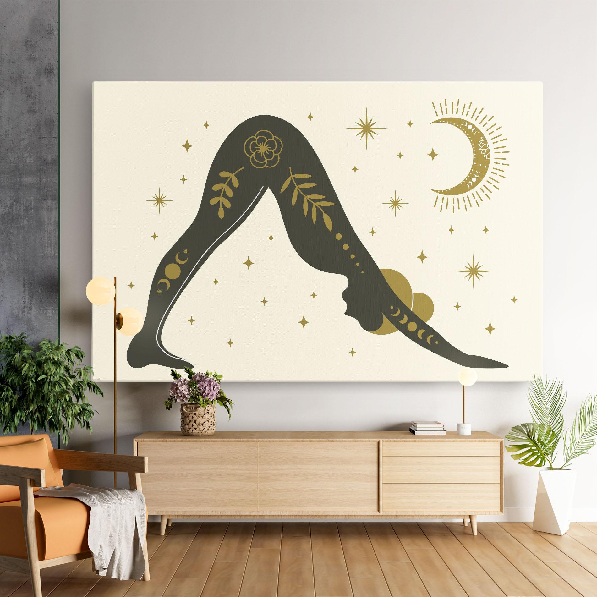 Leinwandbild Adho Mukha mockup 9