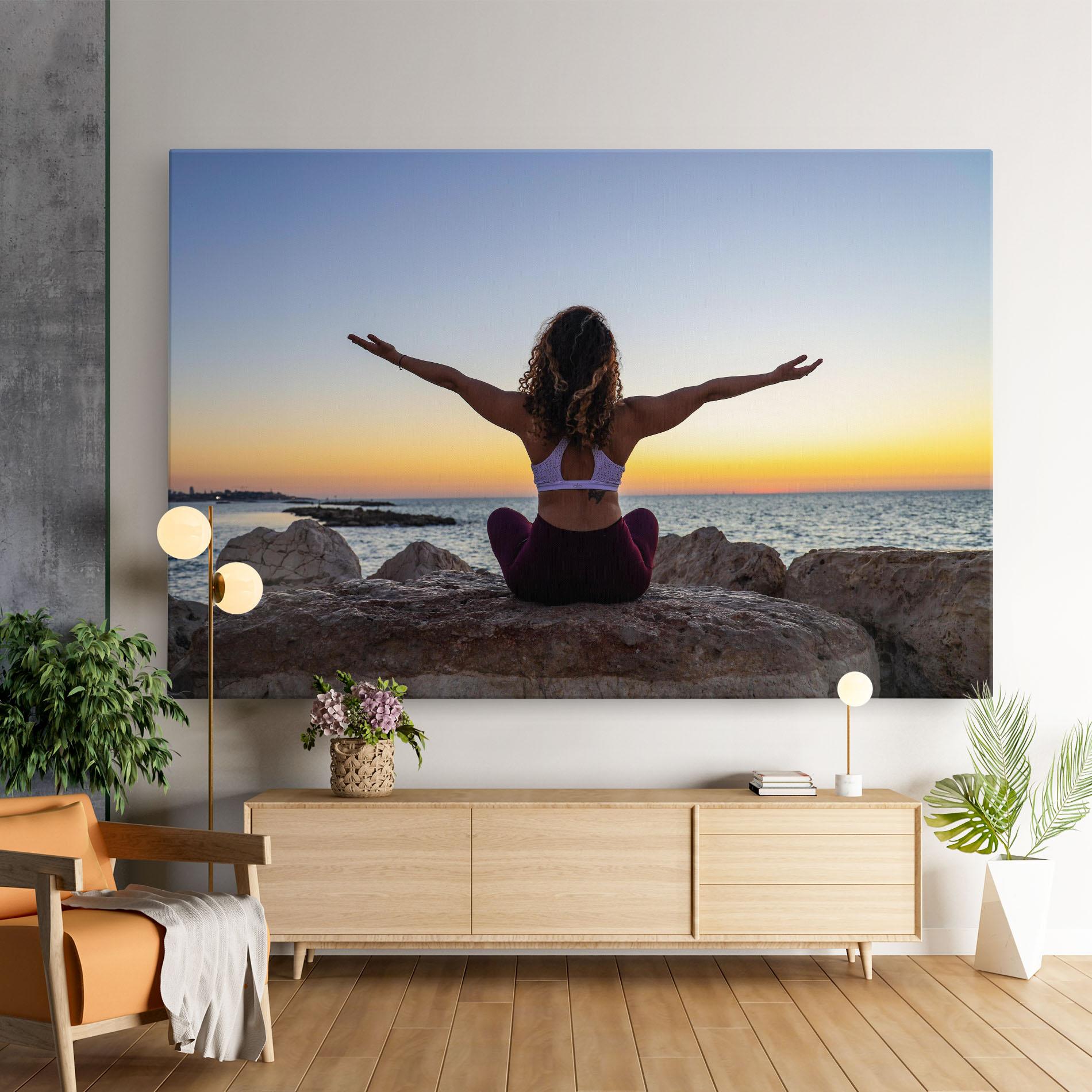 Leinwandbild Calm Asana mockup 9