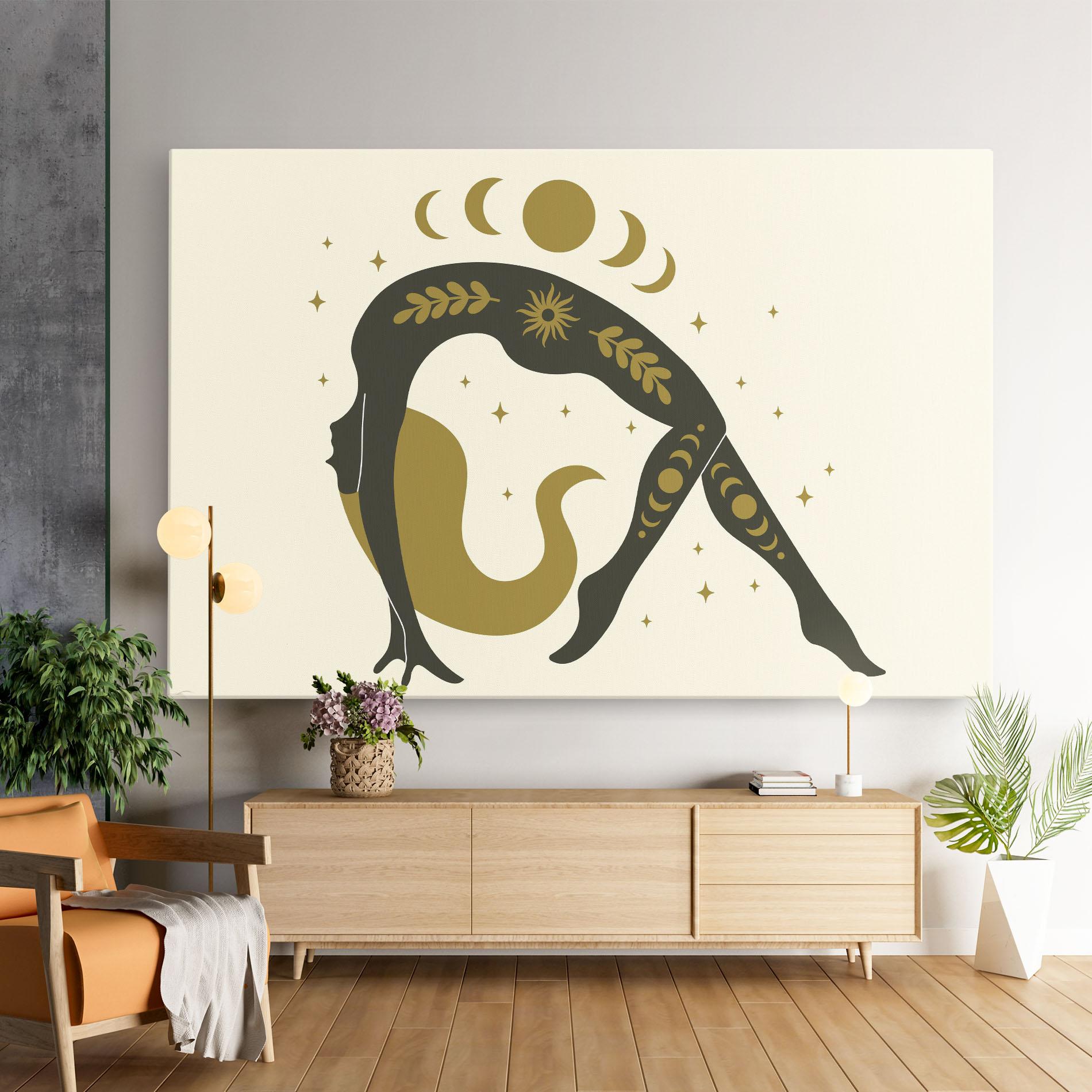 Leinwandbild Chamatkarasana mockup 9