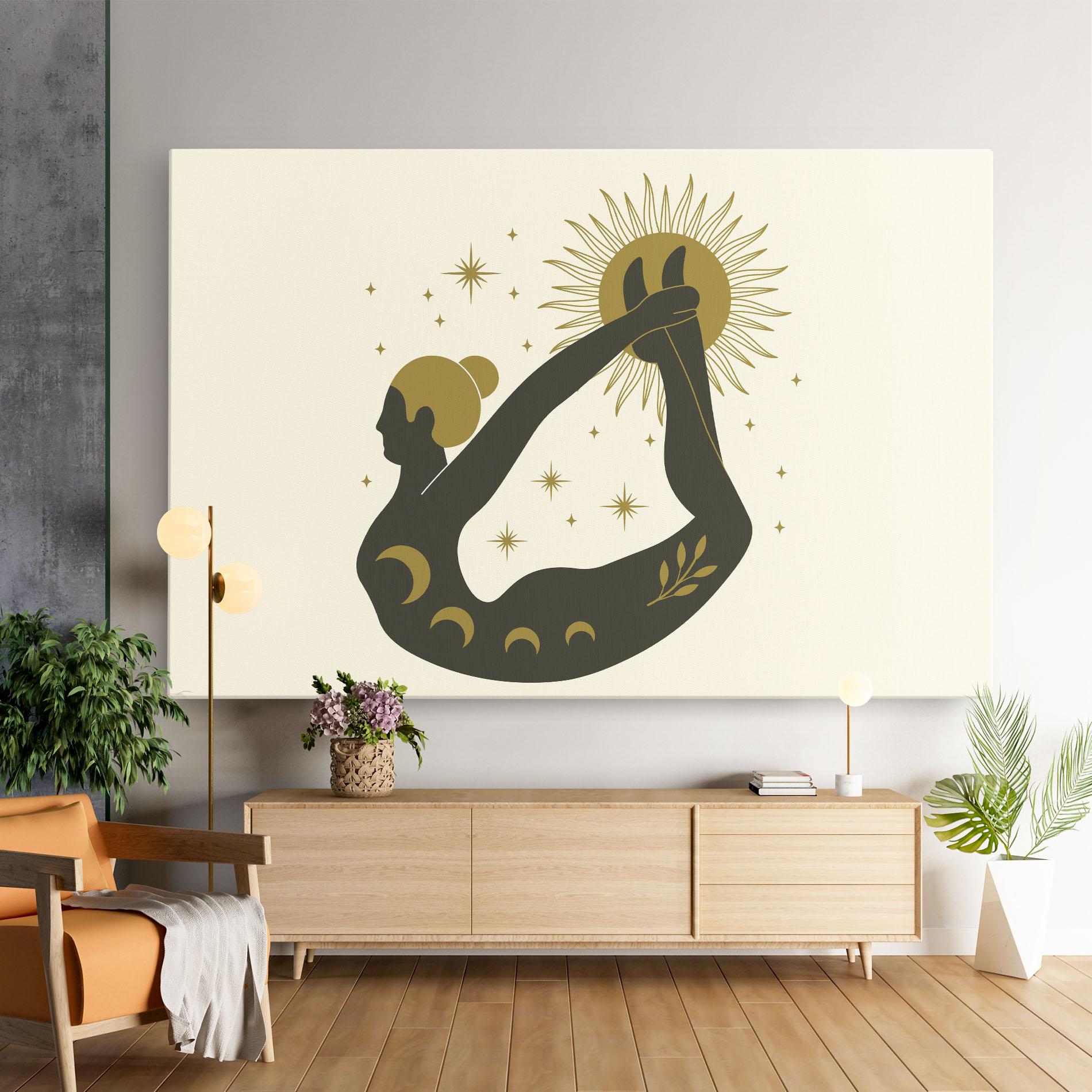 Leinwandbild Dhanurasana mockup 9