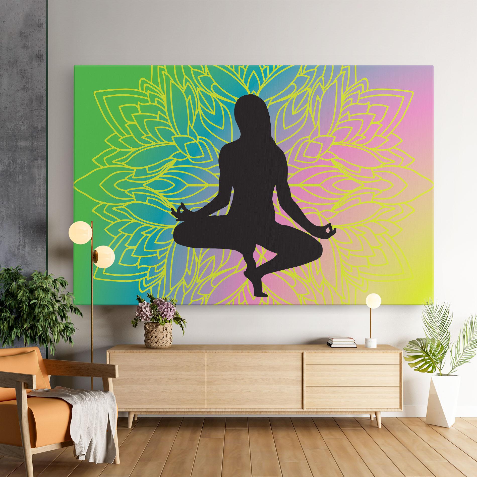Leinwandbild Peace Yoga 01 mockup 9