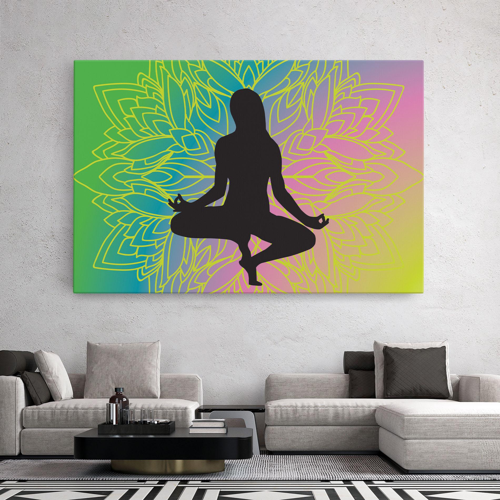 Leinwandbild Peace Yoga 01 mockup 2