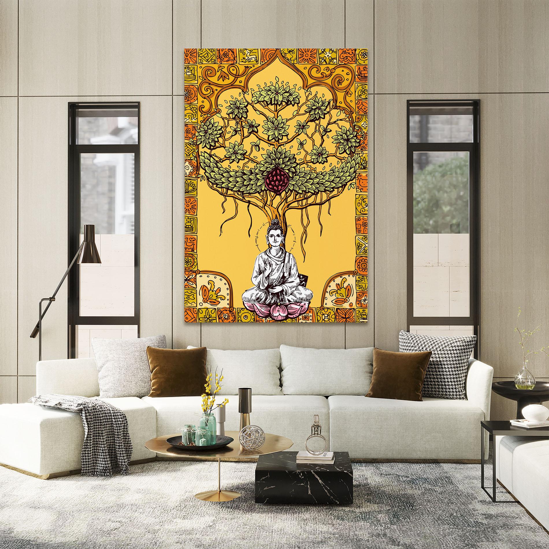 Leinwandbild Meditation Three mockup 2