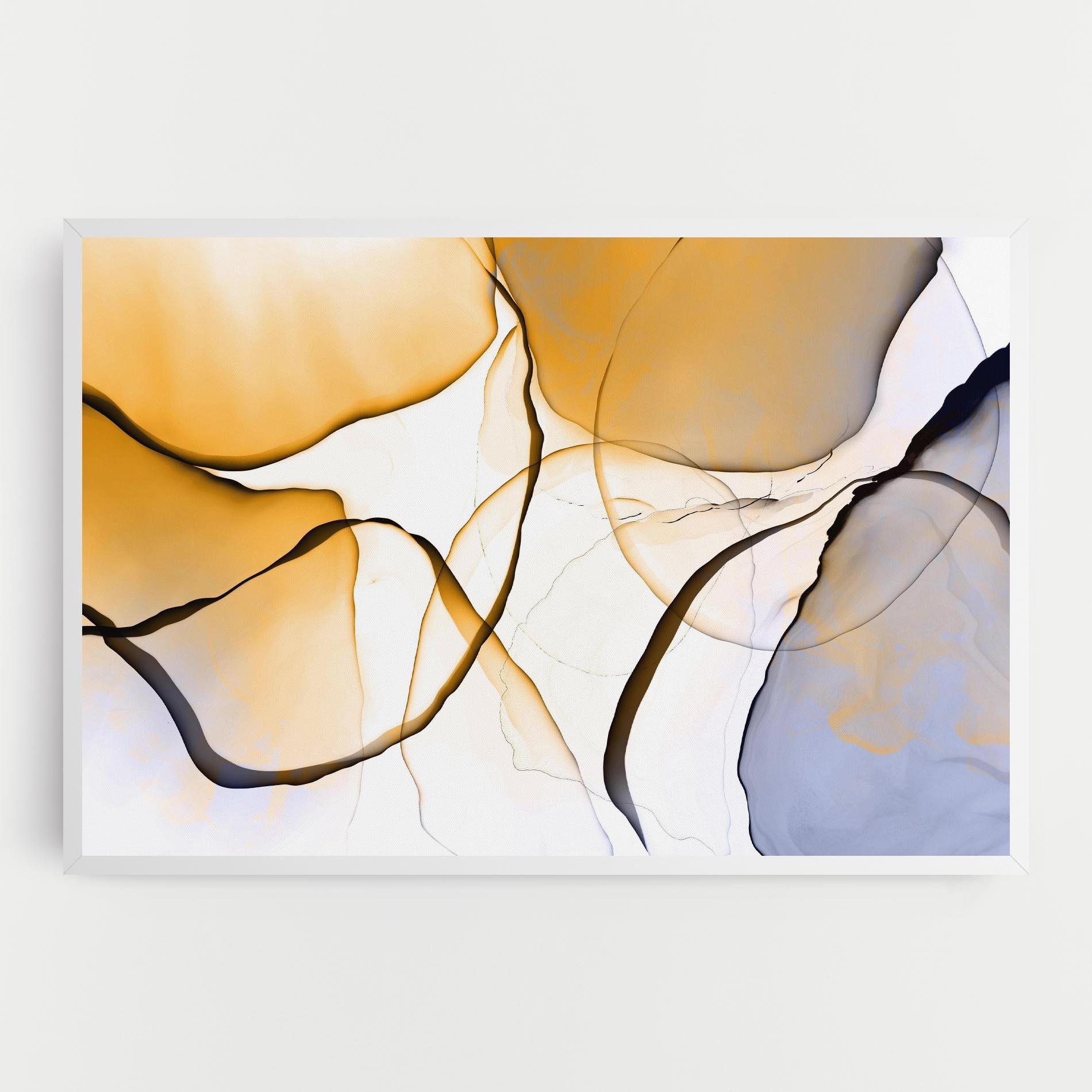 Leinwandbild Abstract Alcohol Ink mockup 0
