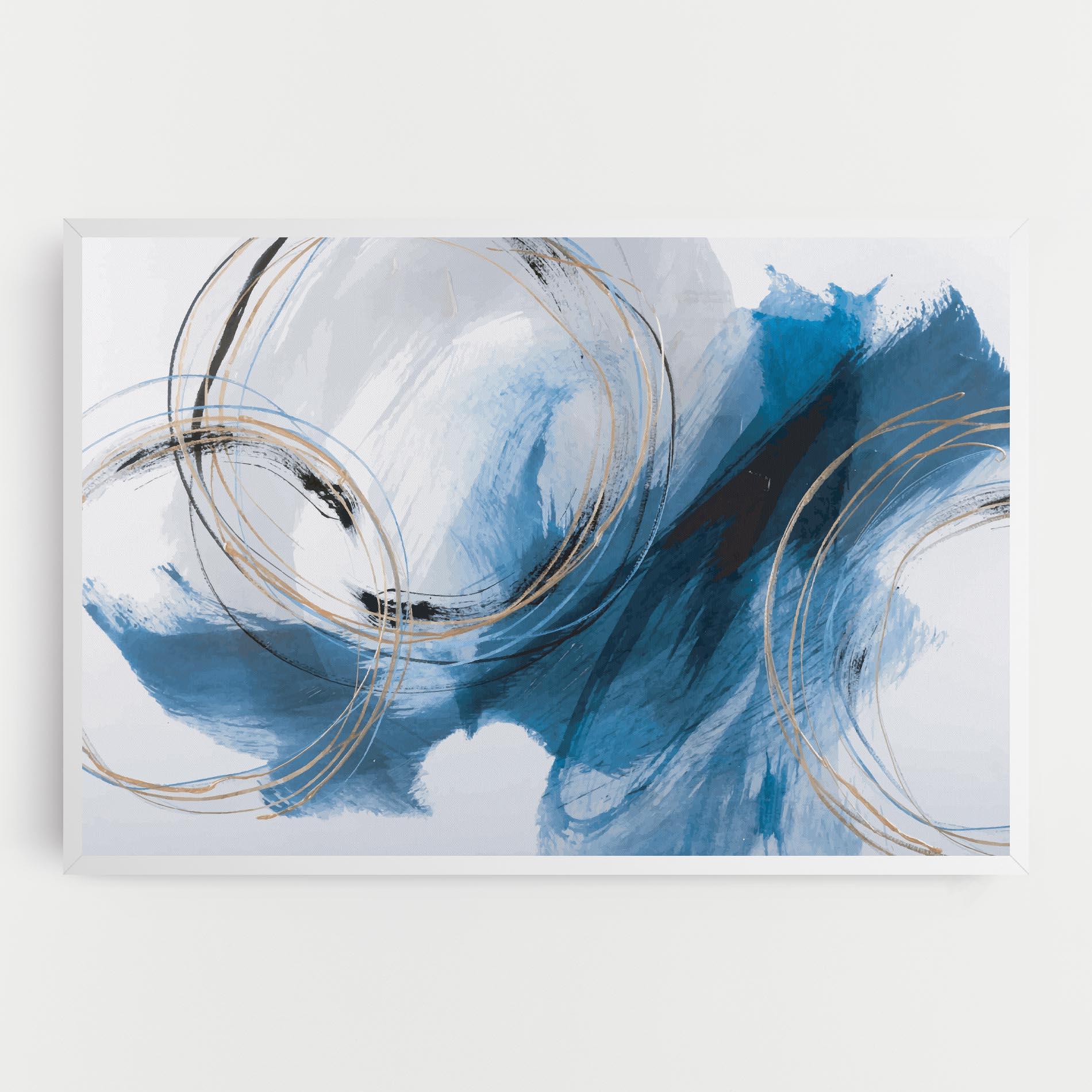 Leinwandbild Beautiful Abstract Painting mockup 0