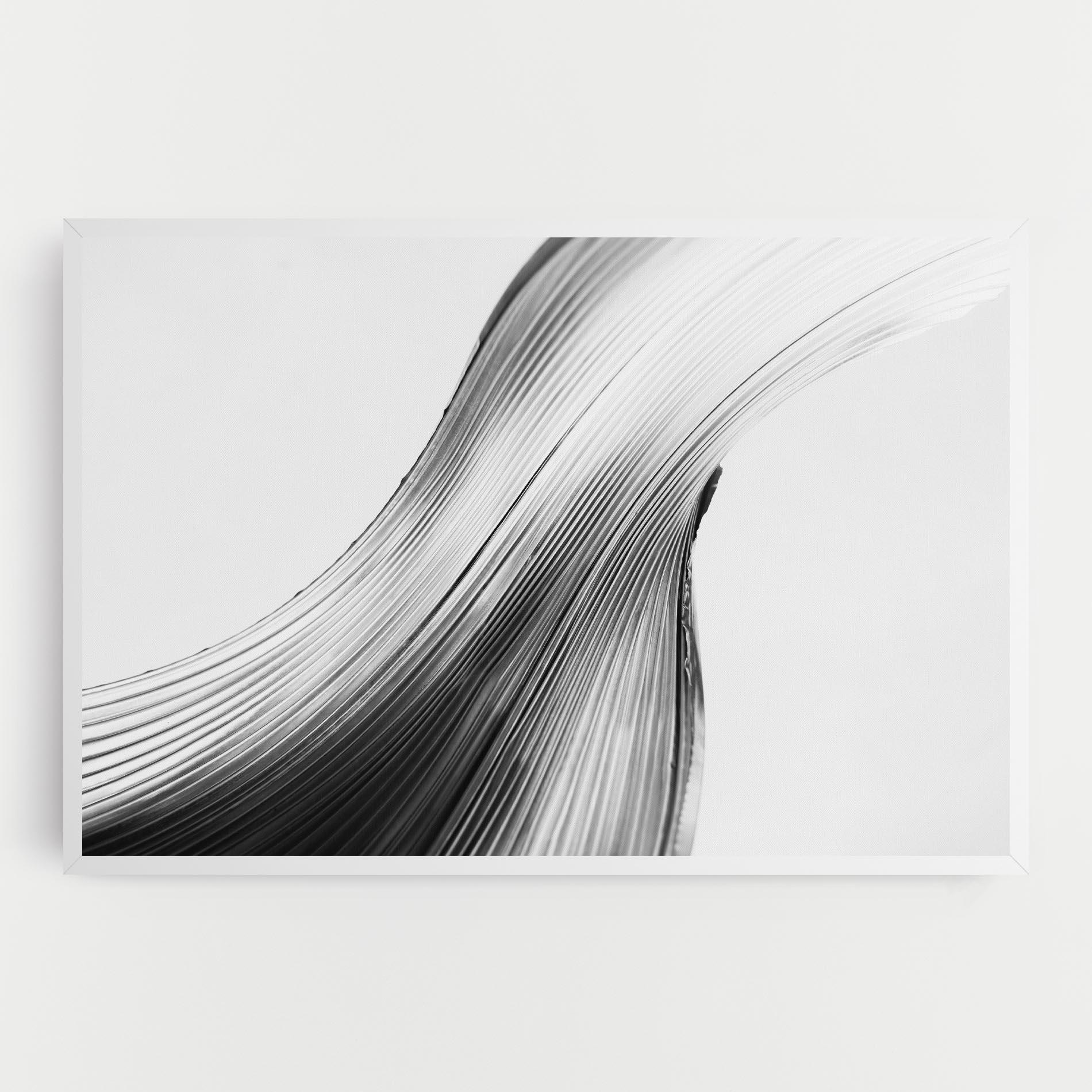Leinwandbild Monochrome Wave mockup 0
