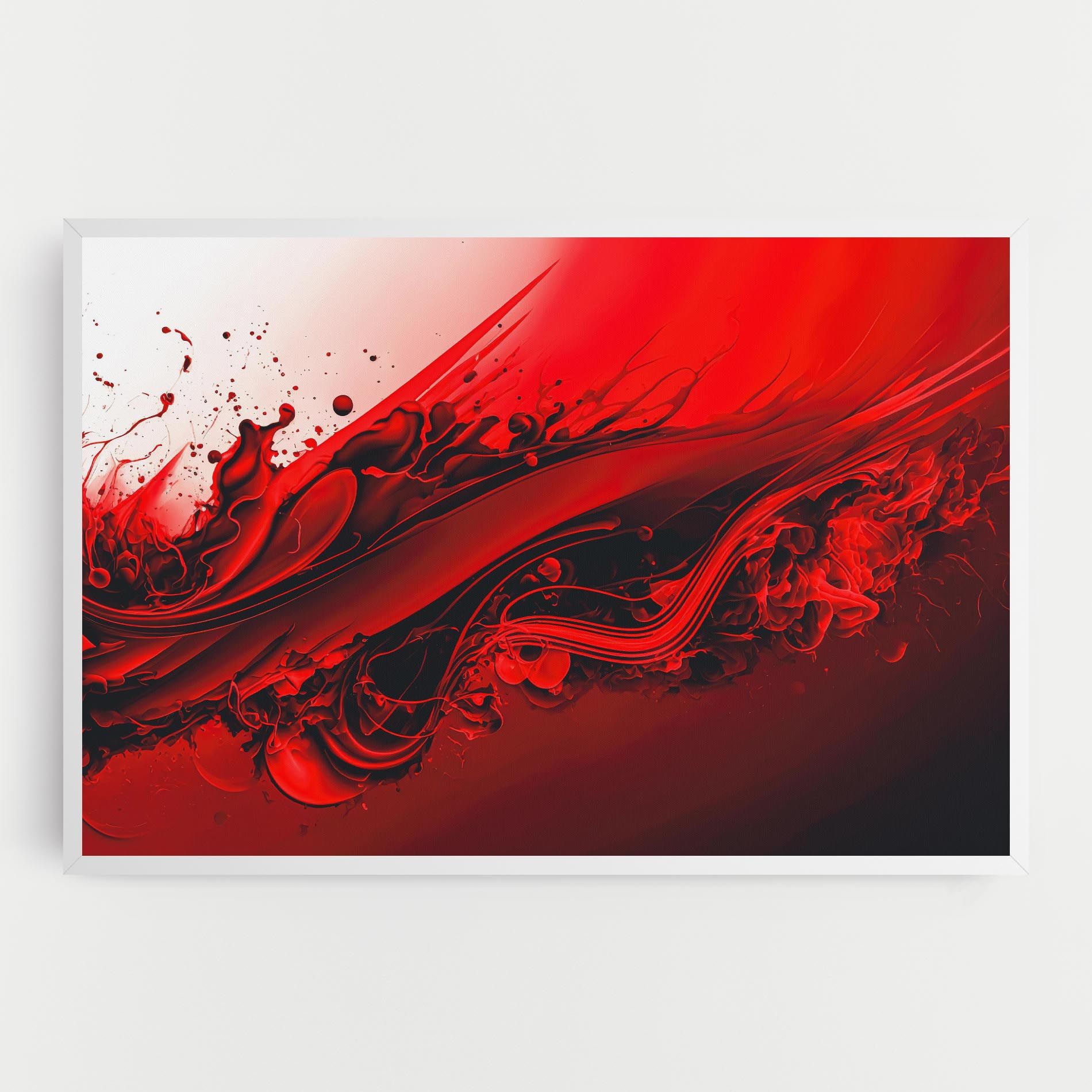 Smooth Red Color mockup 0