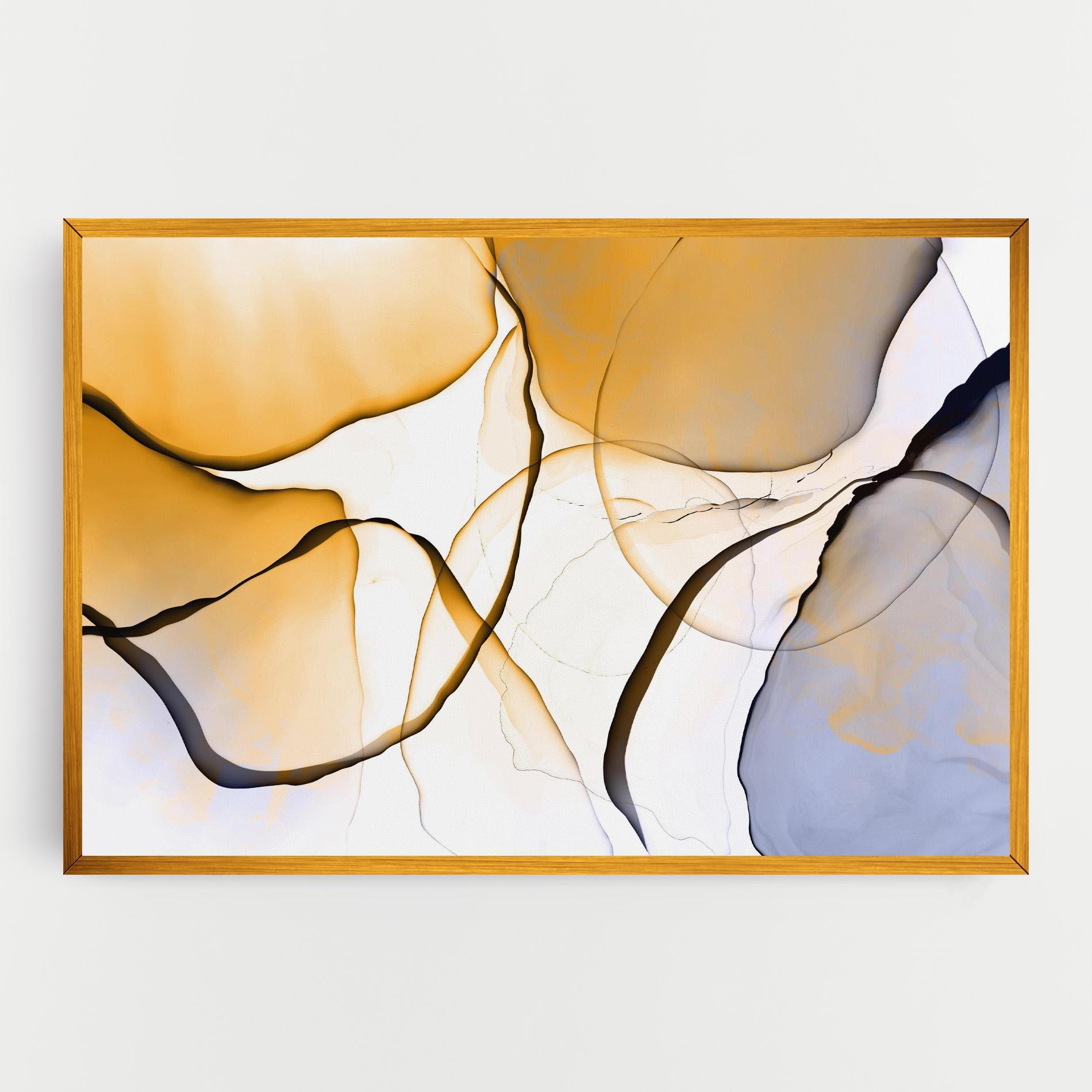 Leinwandbild Abstract Alcohol Ink mockup 0