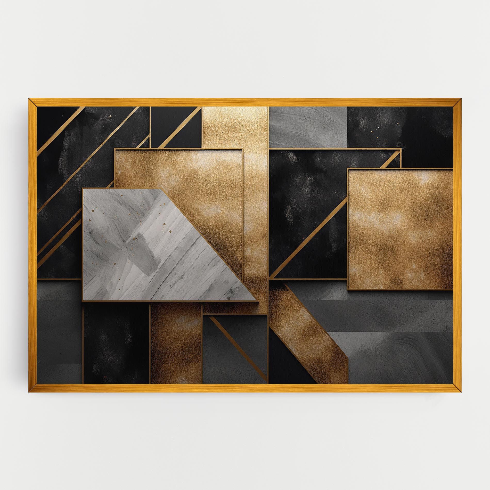 Abstract Gold Square mockup 0