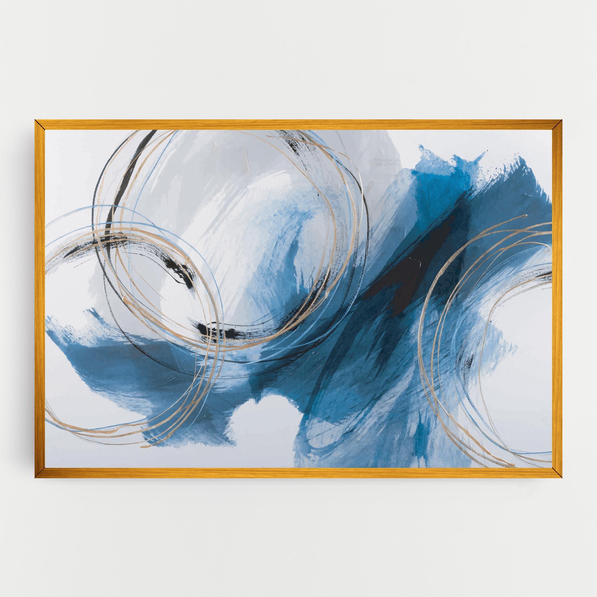 Leinwandbild Beautiful Abstract Painting mockup 0
