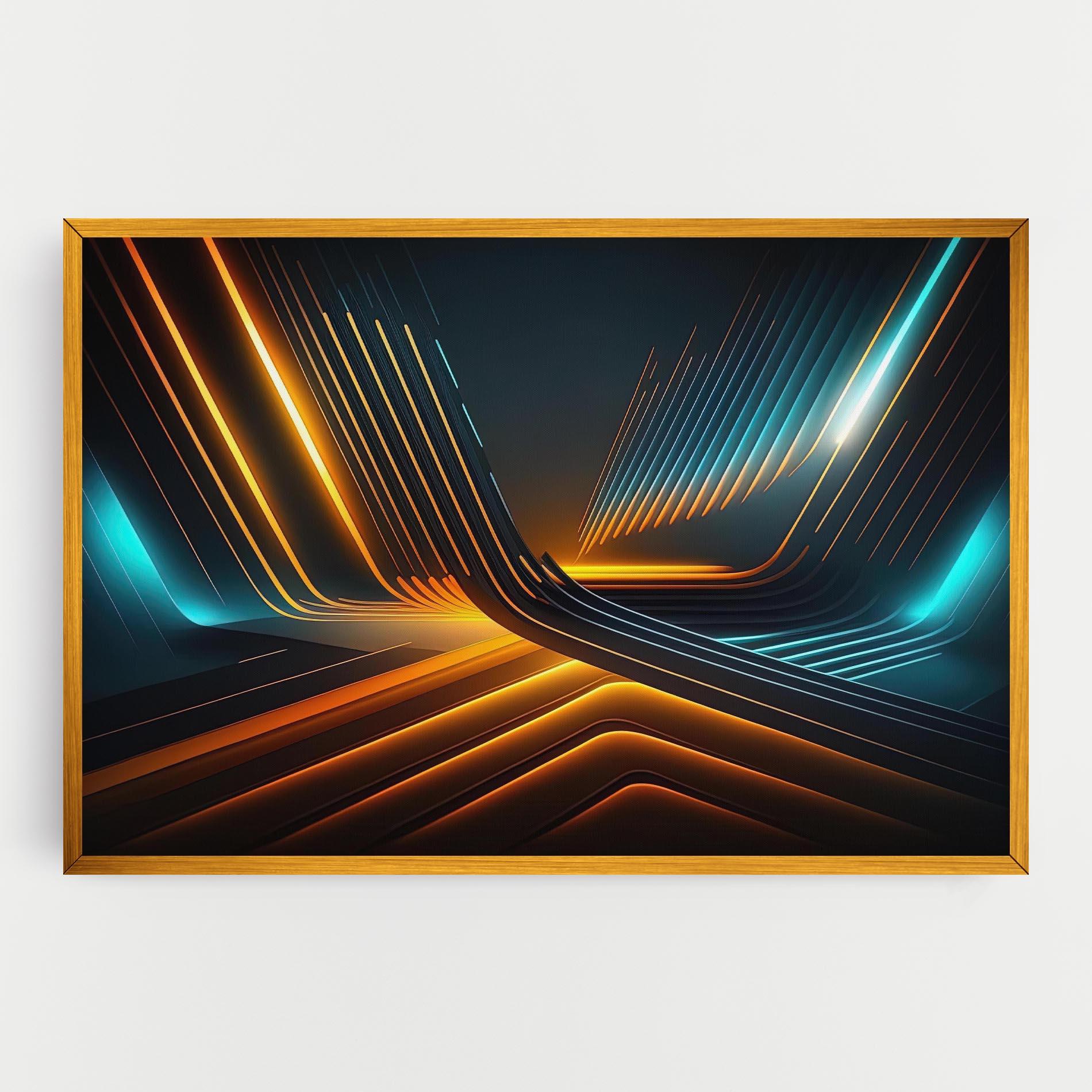 Leinwandbild Futuristic Background mockup 0