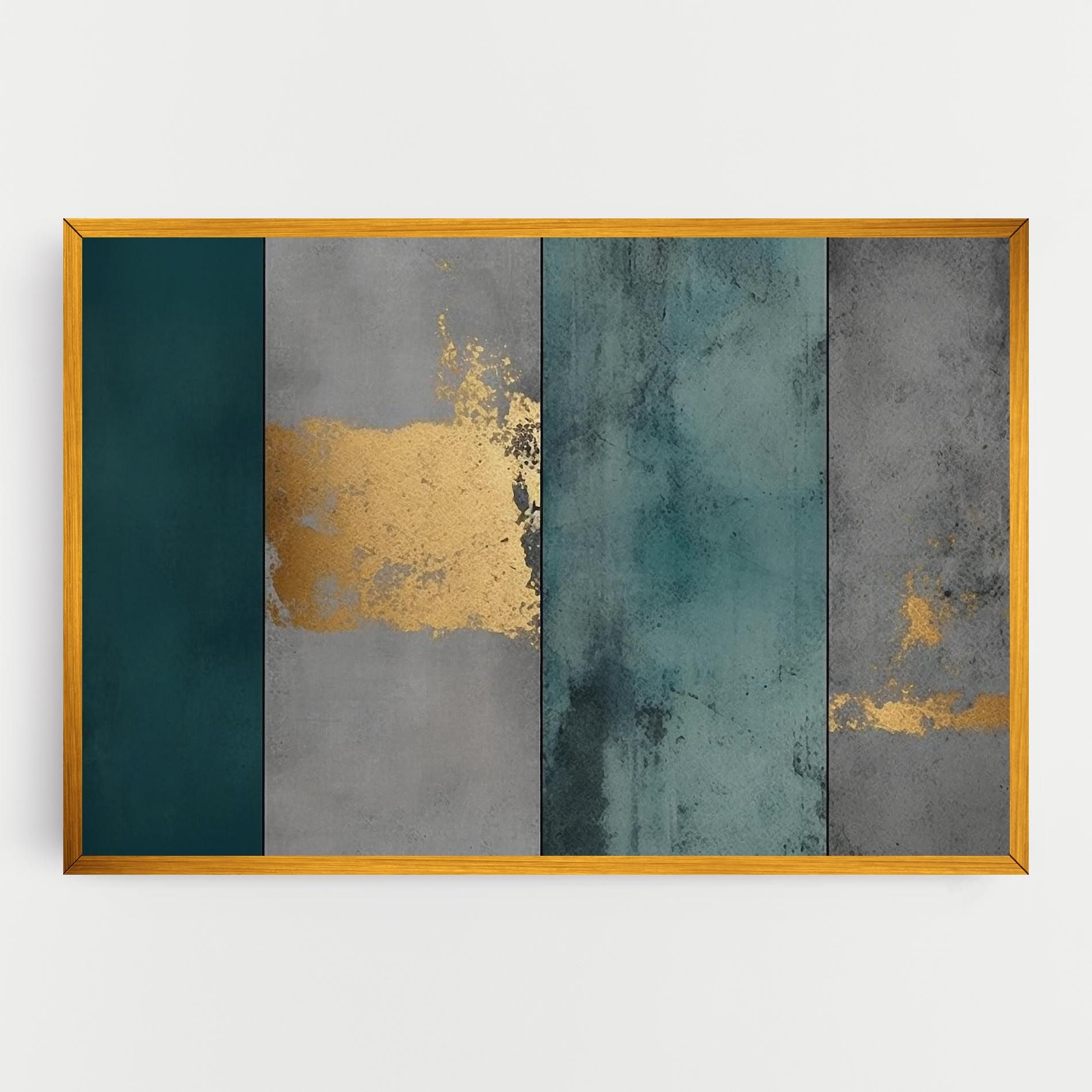 Green Colors With Gold mockup 0