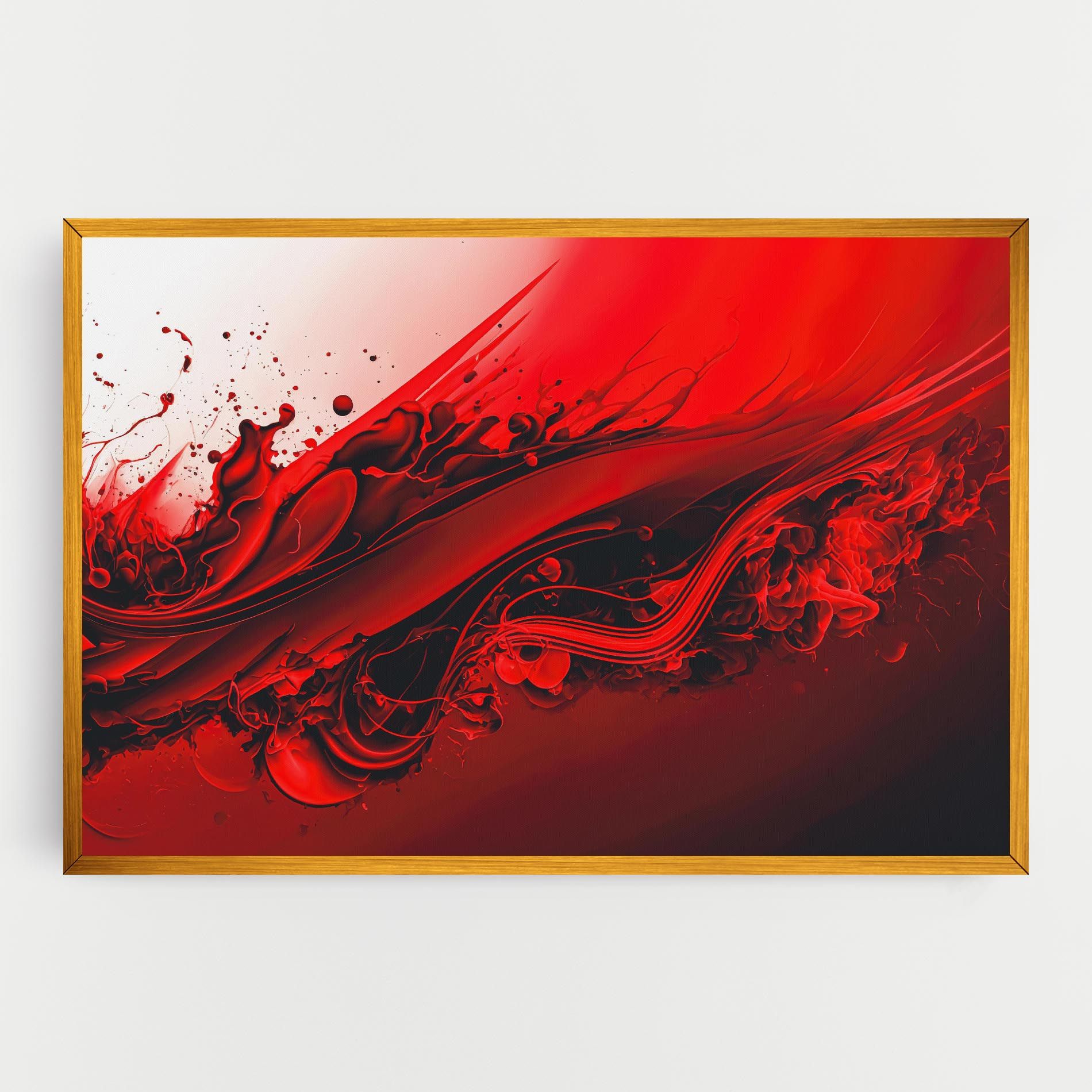 Smooth Red Color mockup 0