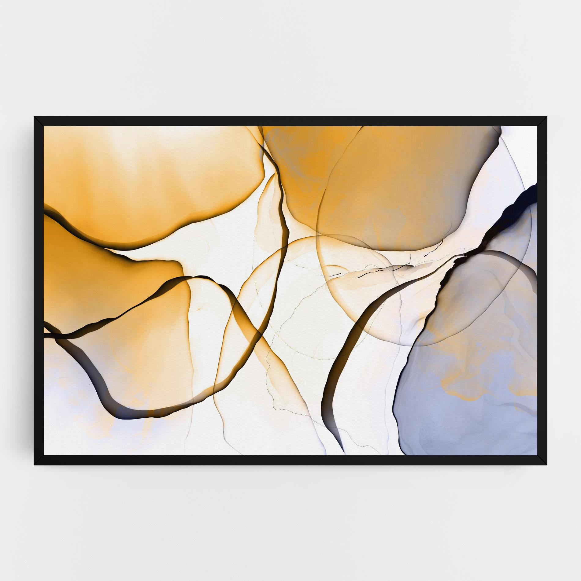 Leinwandbild Abstract Alcohol Ink mockup 0