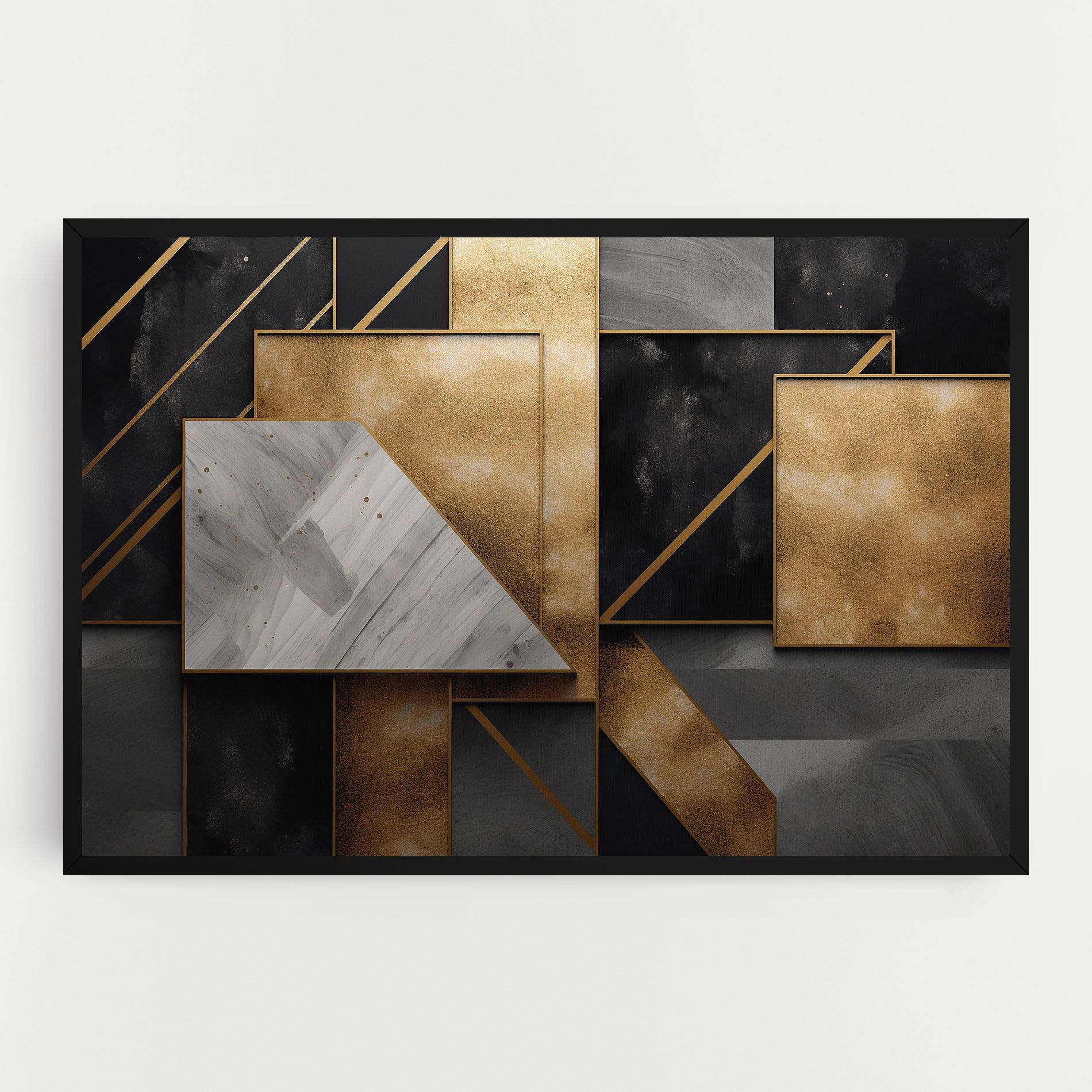 Abstract Gold Square mockup 0