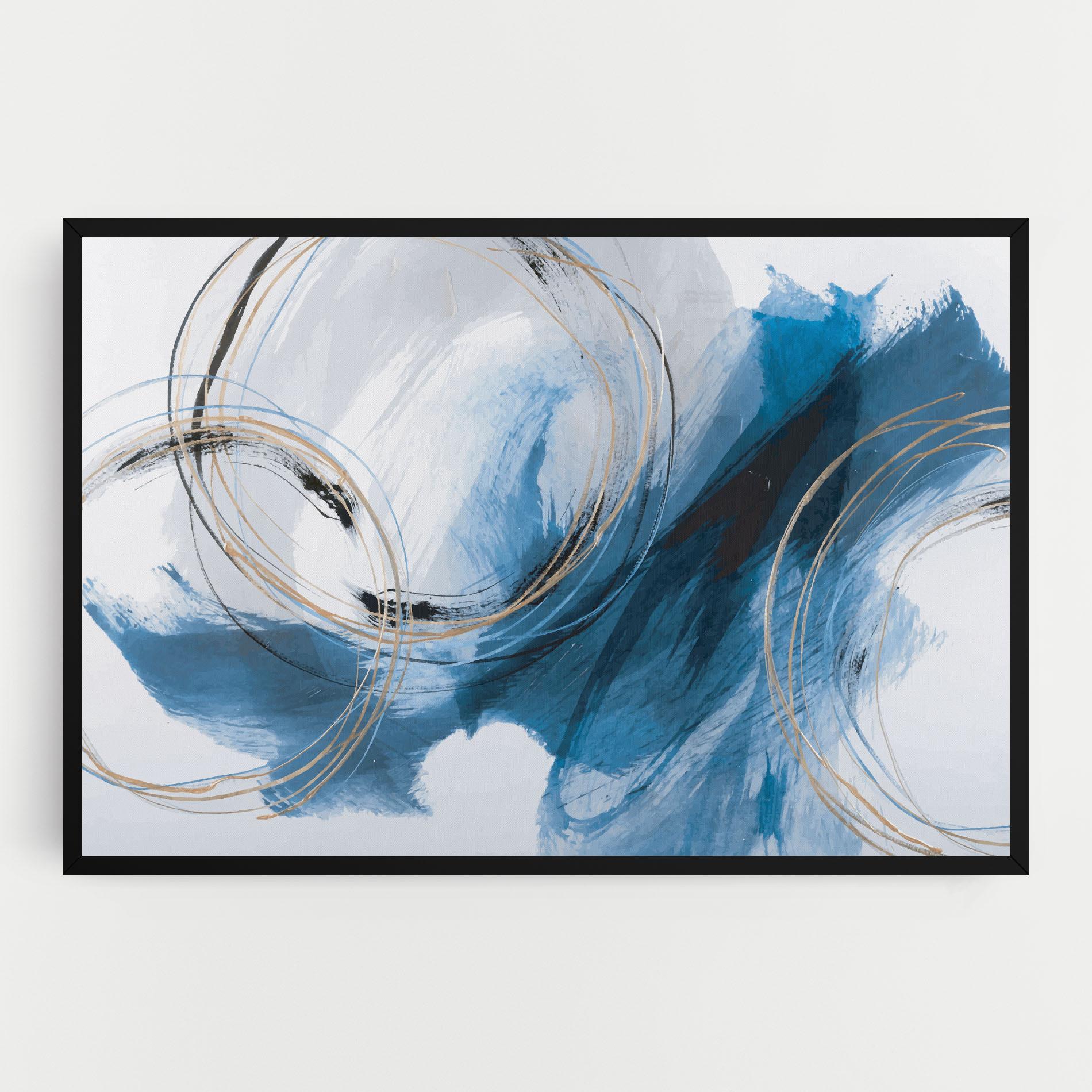 Leinwandbild Beautiful Abstract Painting mockup 0