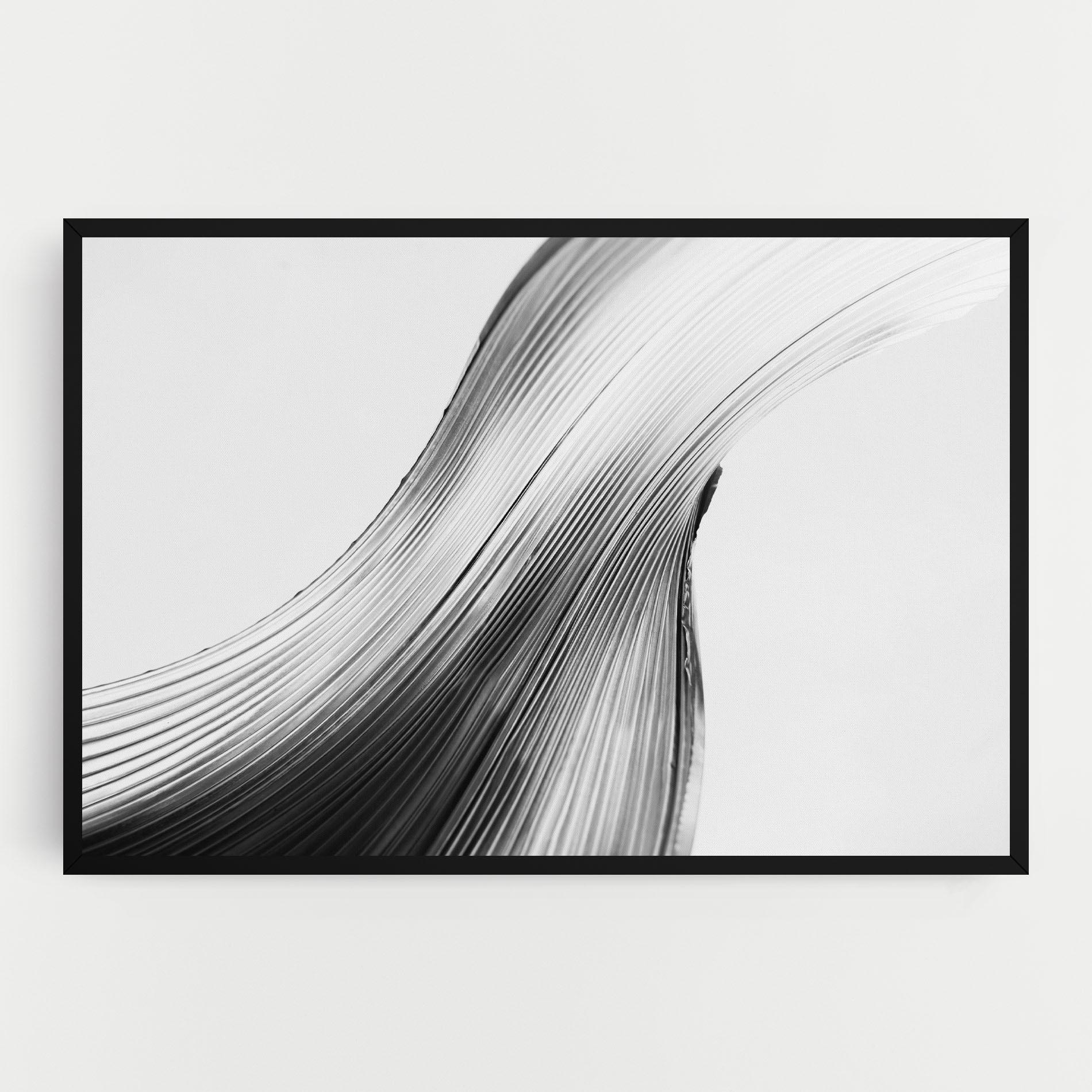 Leinwandbild Monochrome Wave mockup 0