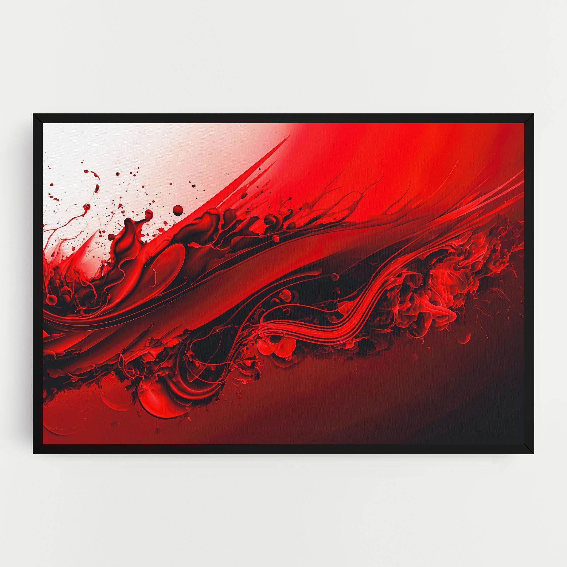 Smooth Red Color mockup 0