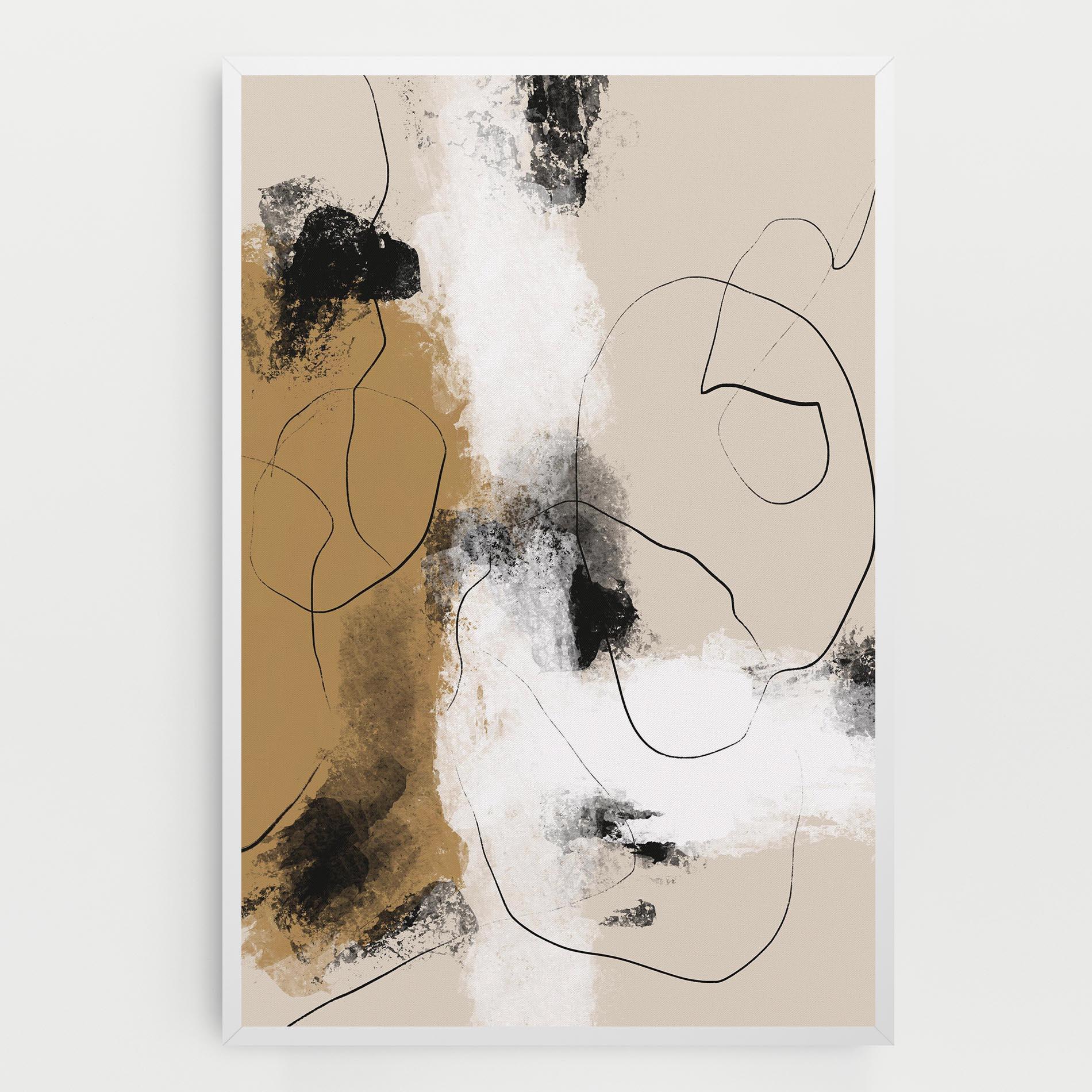 Leinwandbild Unique Acrylic Paintings mockup 0