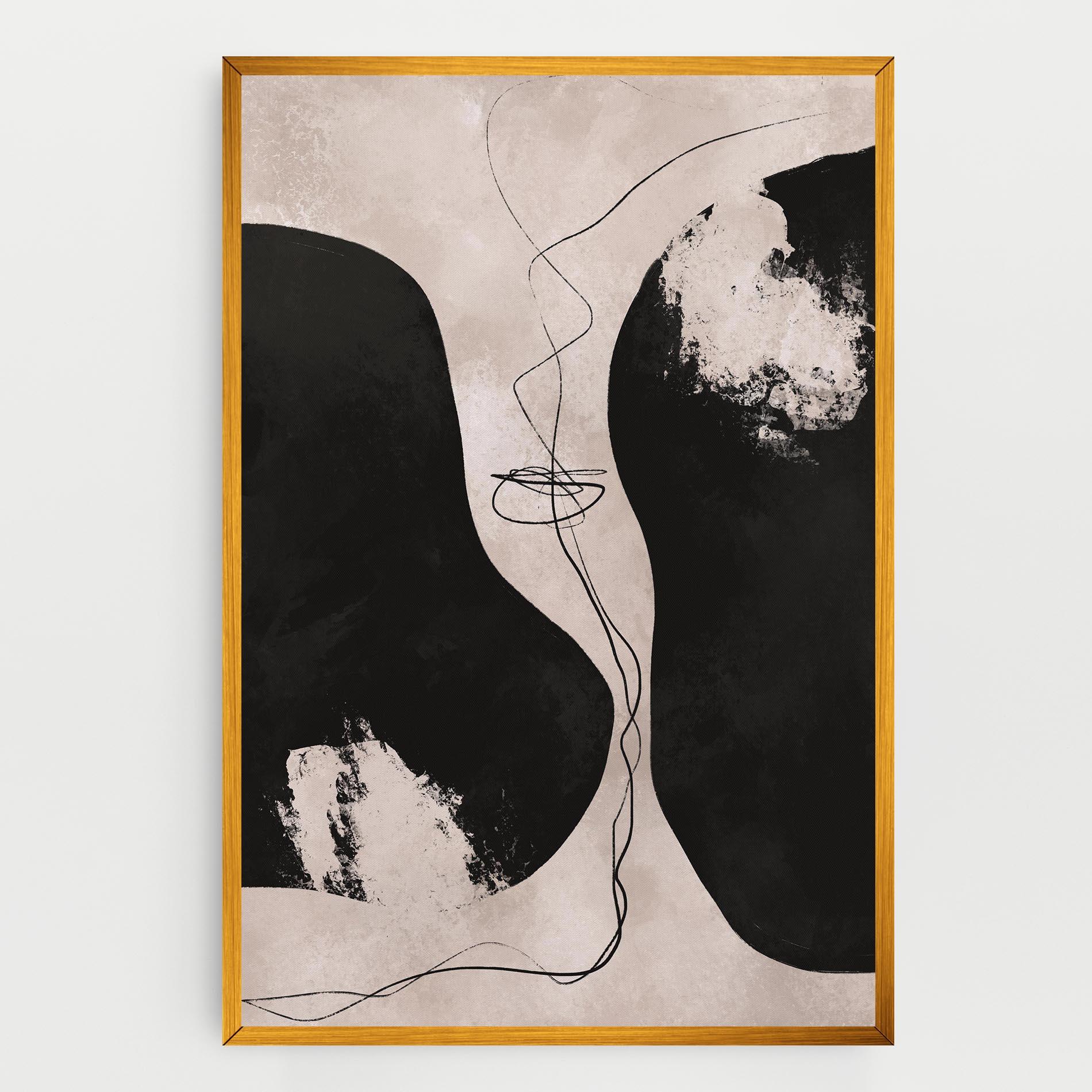 Leinwandbild Modern Brushstrokes mockup 0